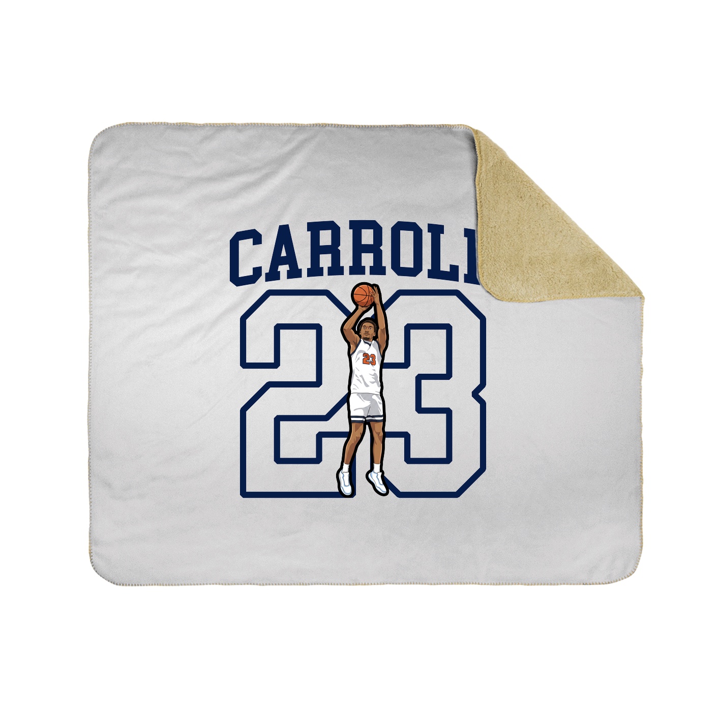 Throw Blanket — Shirsey in White
