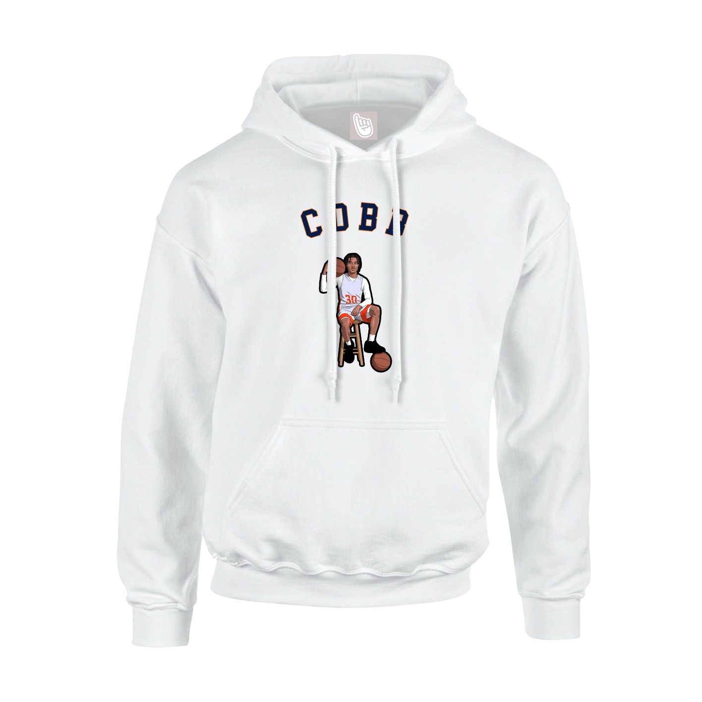Hoodie — Shirsey Arch in White