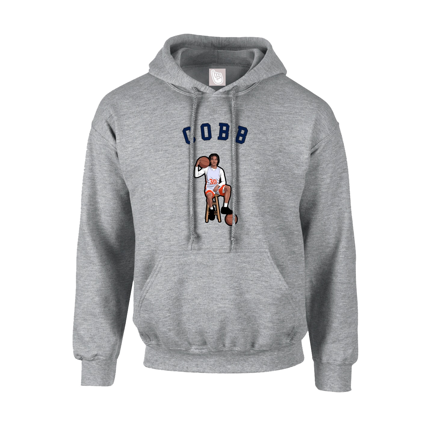 Youth Hoodie — Shirsey Arch in Grey