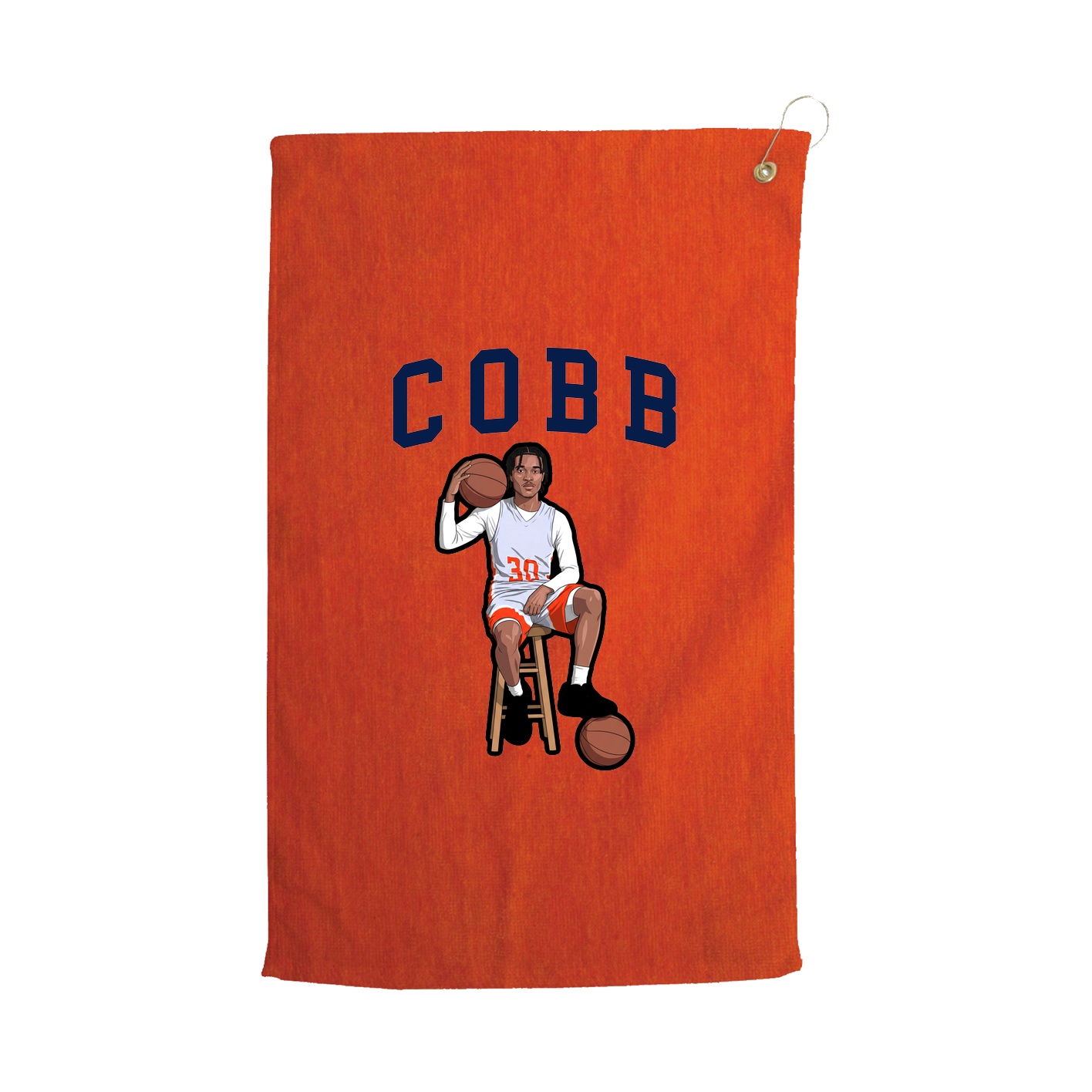 Golf Towel — Shirsey in Orange