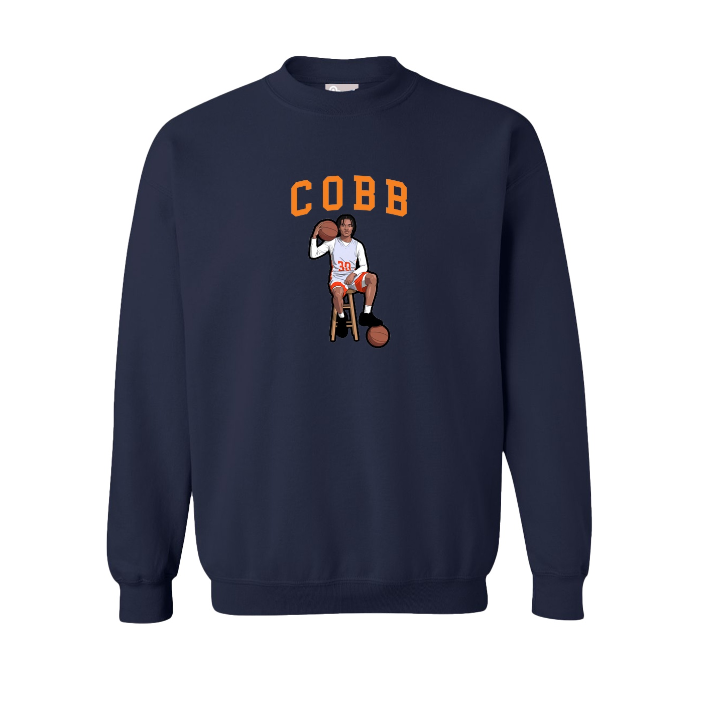 Fleece Crew — Shirsey in Navy