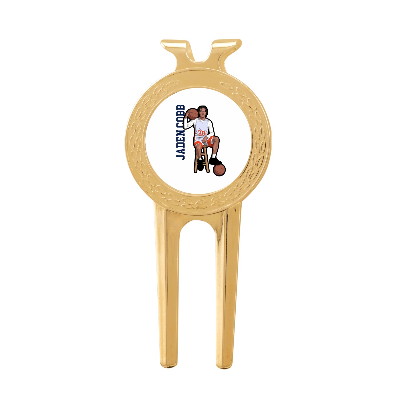 Divot Tool with Ball Marker — Name Vertical in Classic