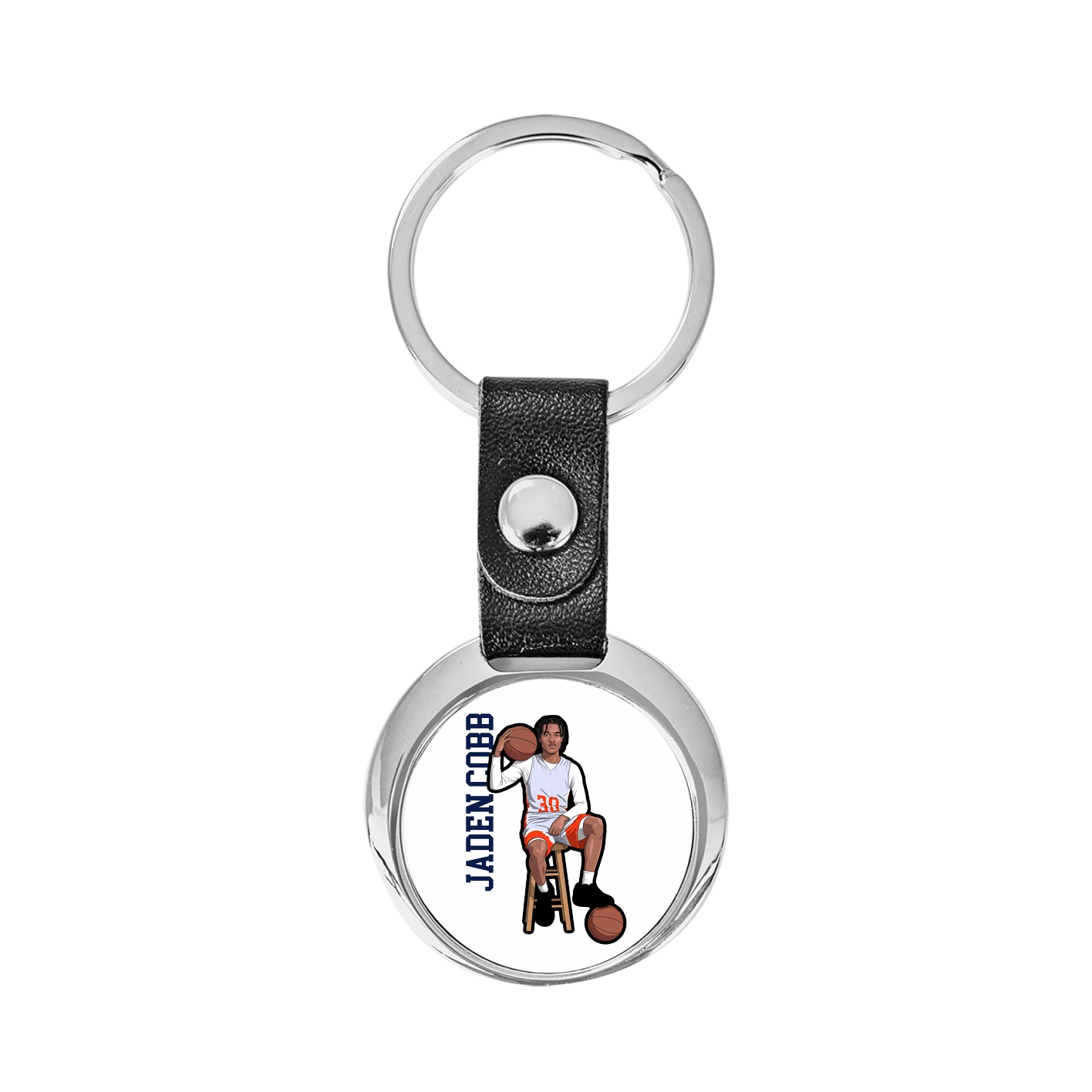 Key Chain — Name Vertical in Classic