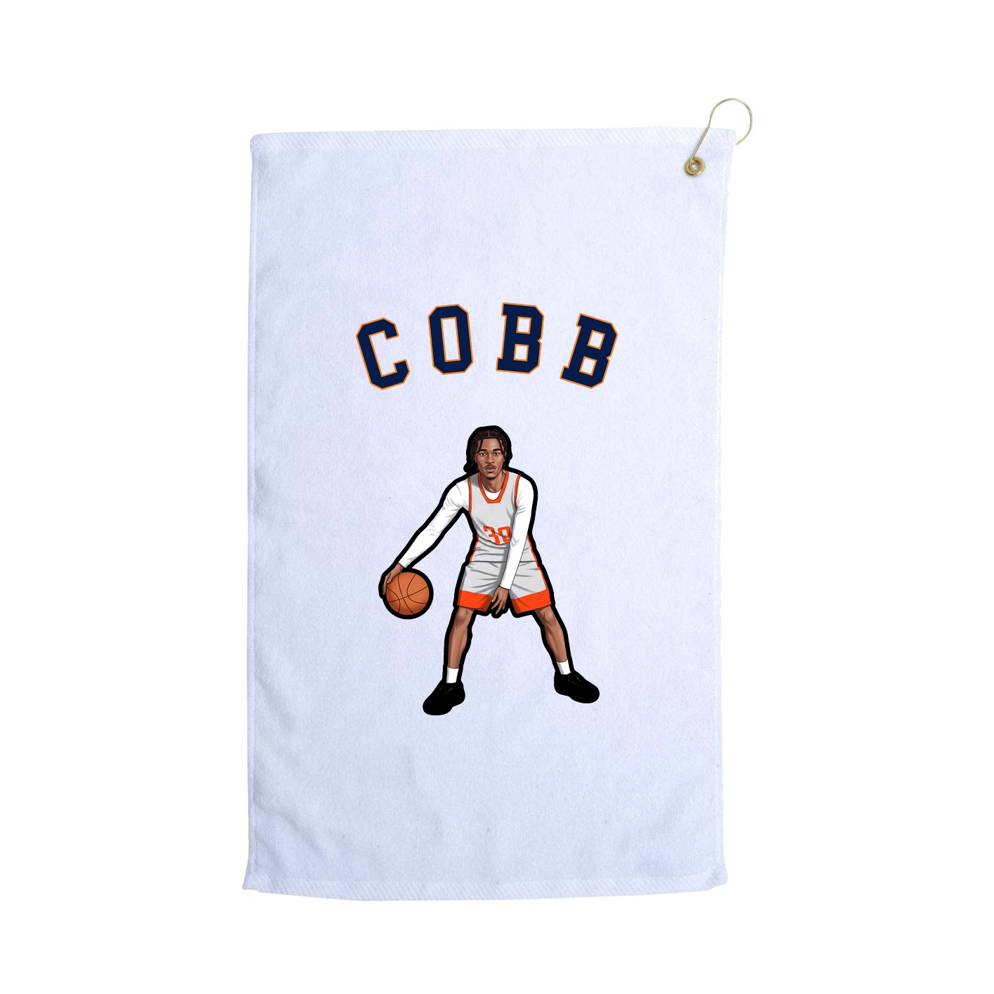 Golf Towel — Shirsey Arch in White