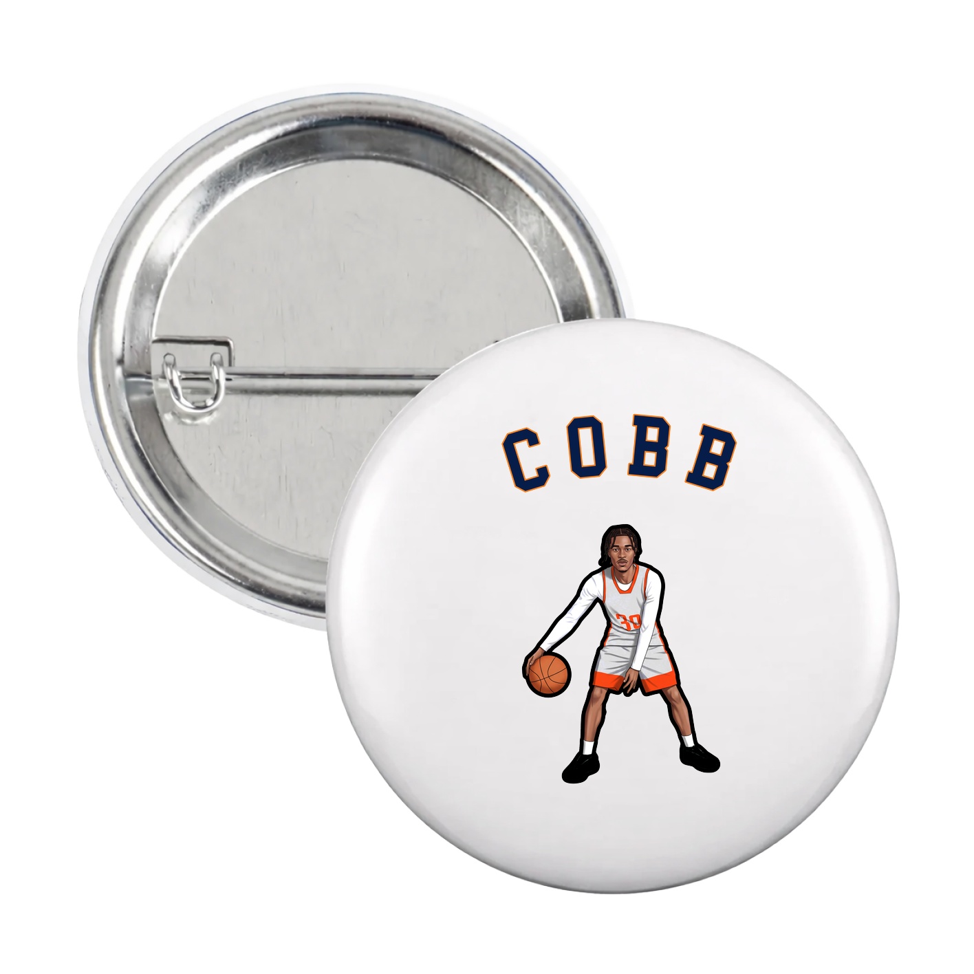 Game Day Button — Shirsey Arch in White