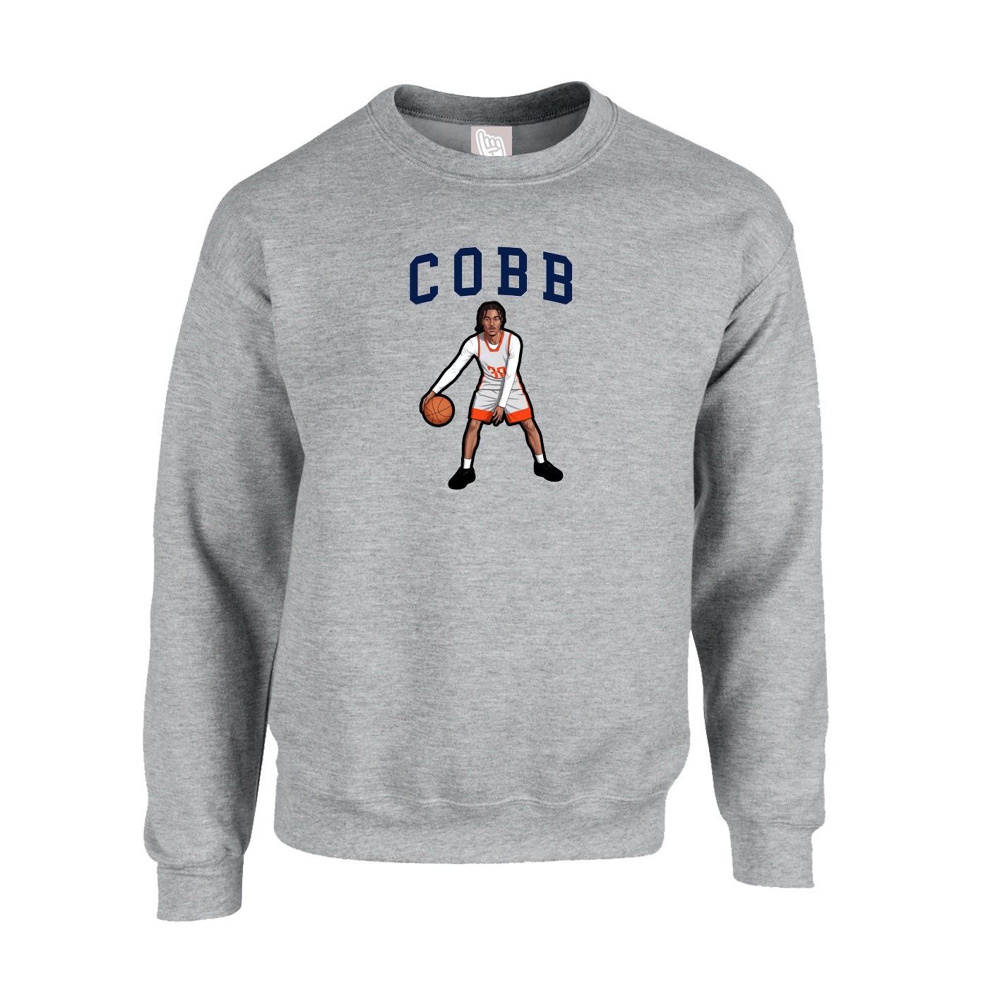 Fleece Crew — Shirsey in Grey