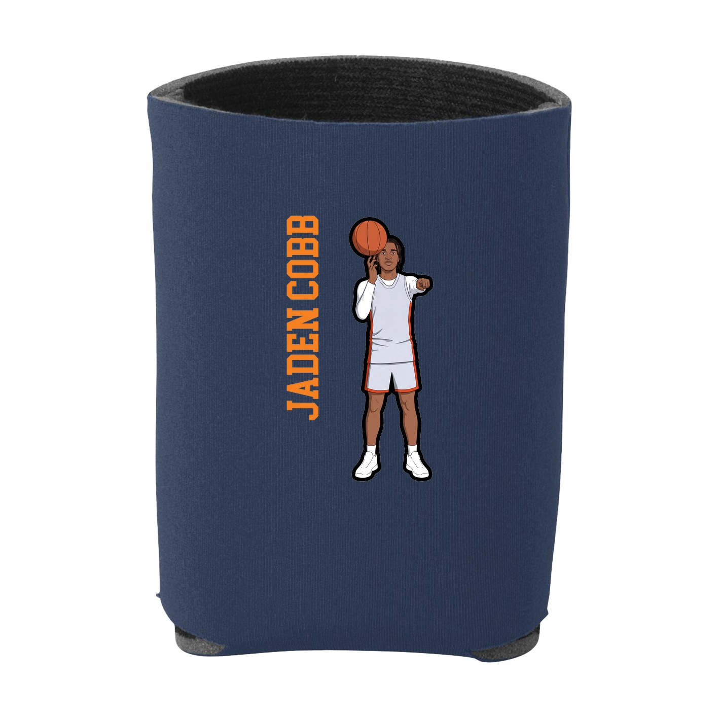 Can Holder — Name Vertical in Navy