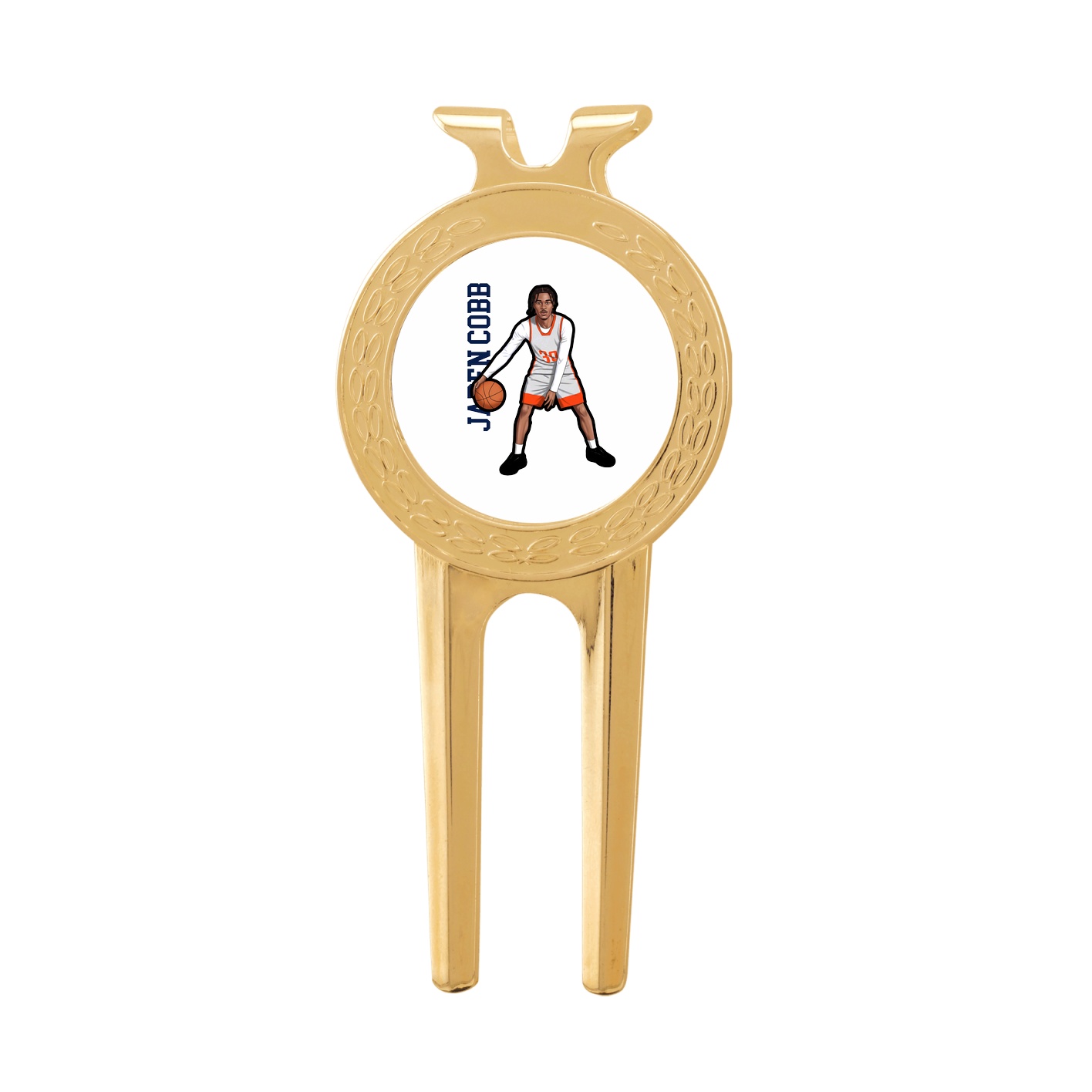 Divot Tool with Ball Marker — Name Vertical in Classic