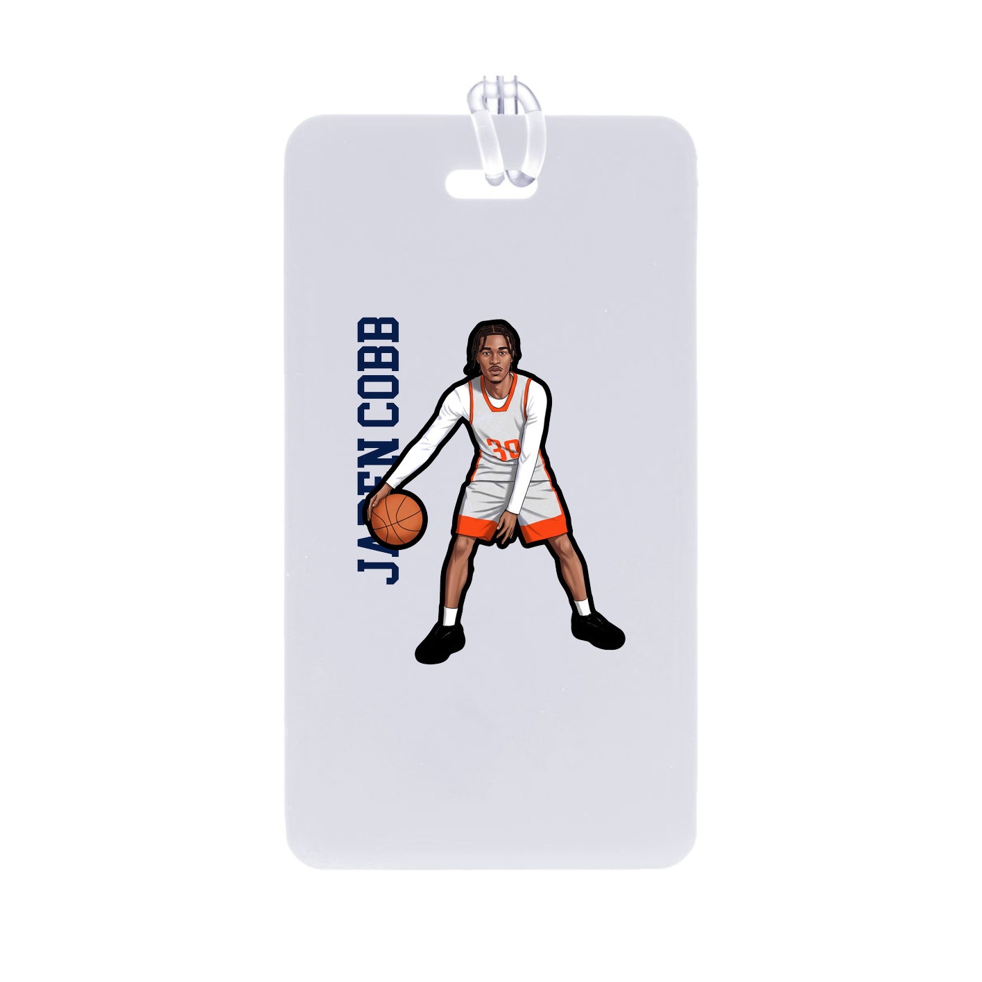 Bag Tag — Name Vertical in Classic