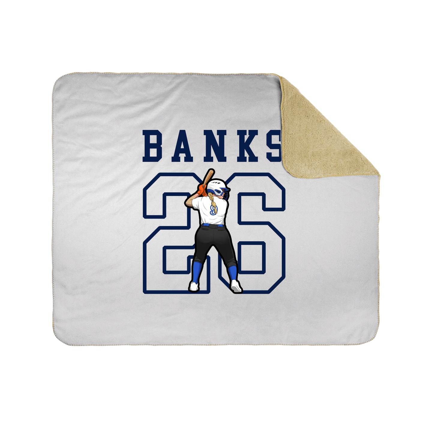 Throw Blanket — Shirsey in White