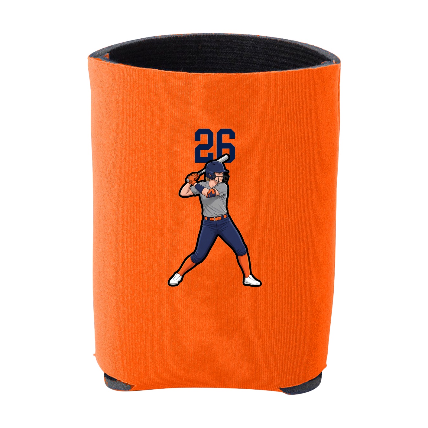 Can Holder — Number Top in Orange