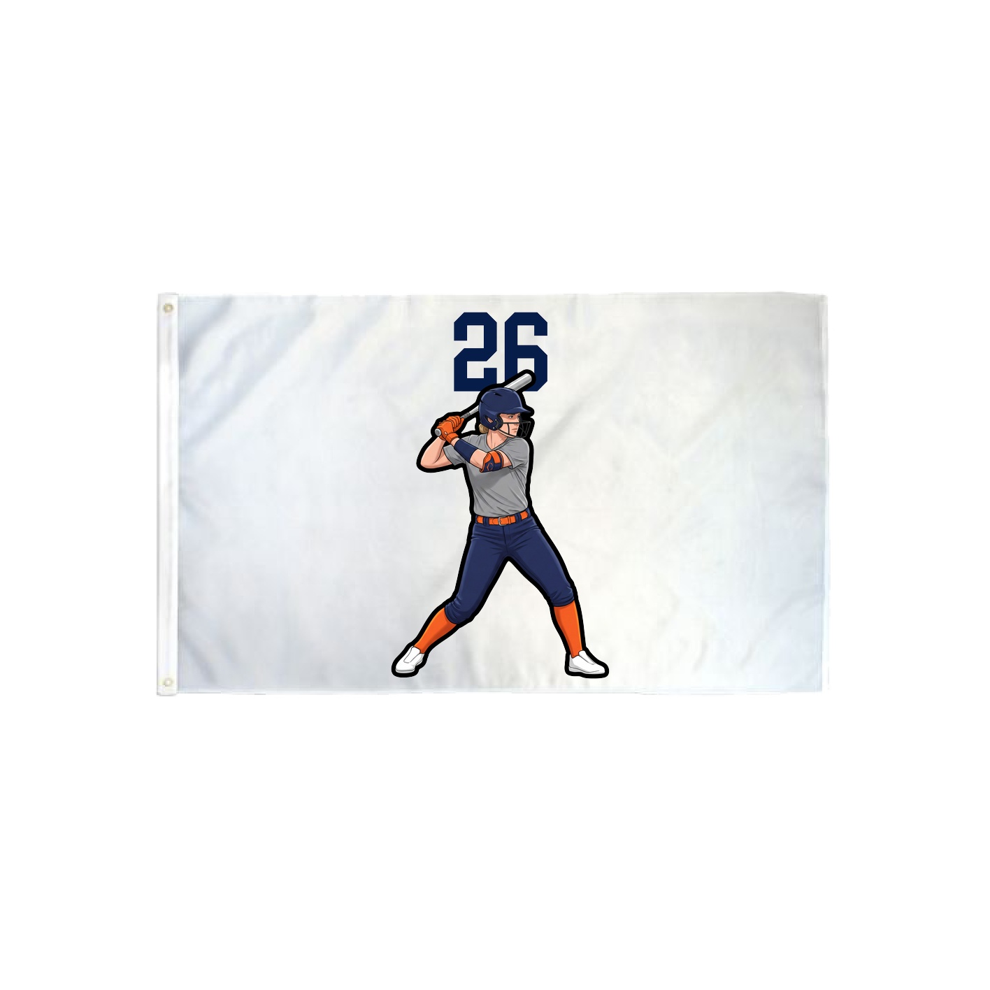 3x5 Flag — Number Top in Classic