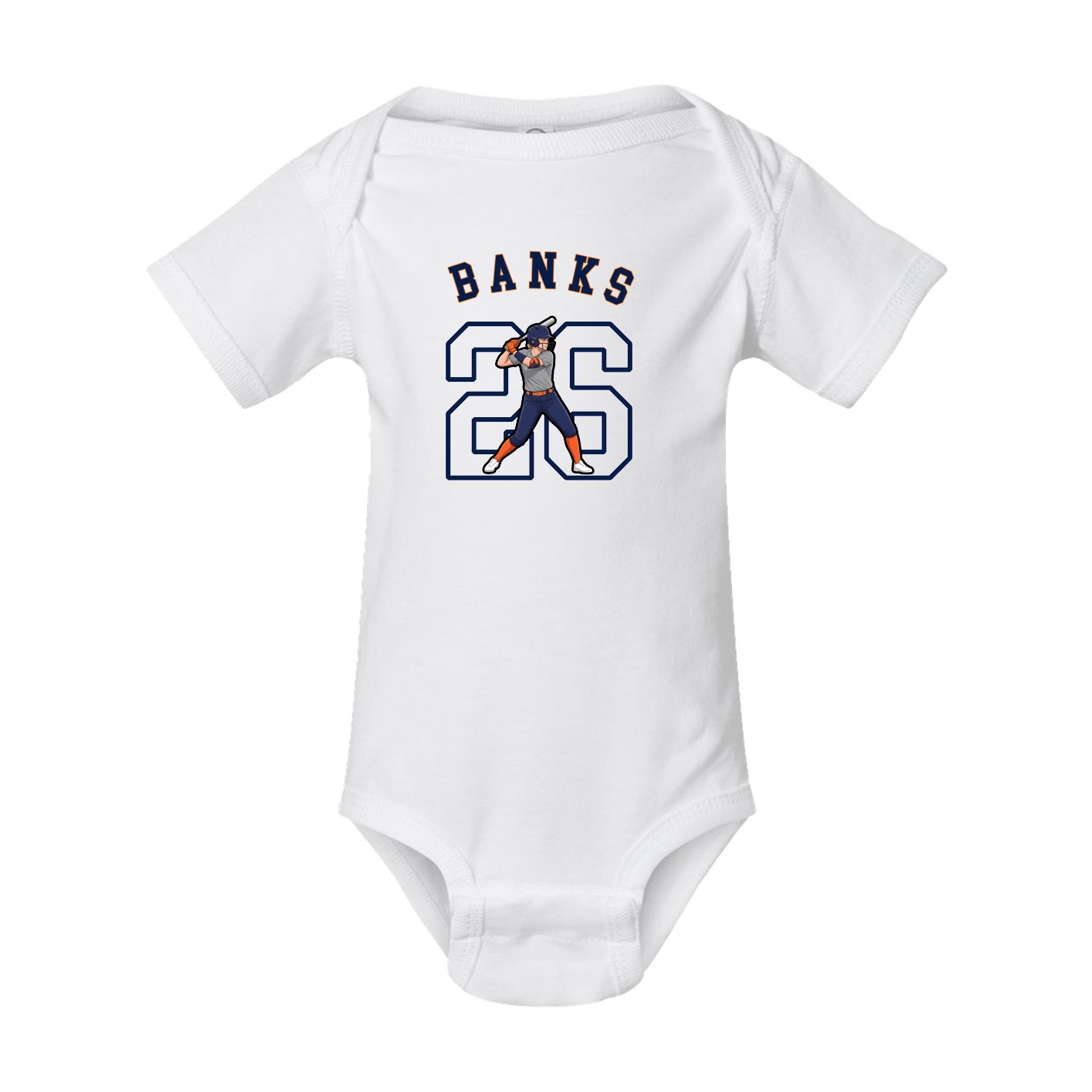 Baby Onesie — Shirsey Arch in White