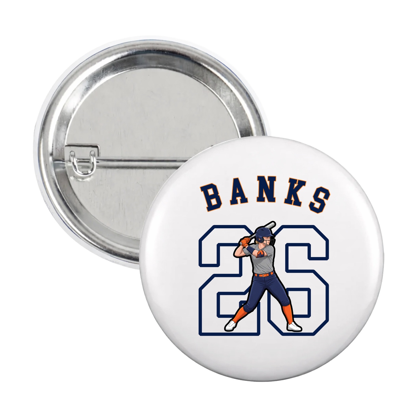 Game Day Button — Shirsey Arch in White