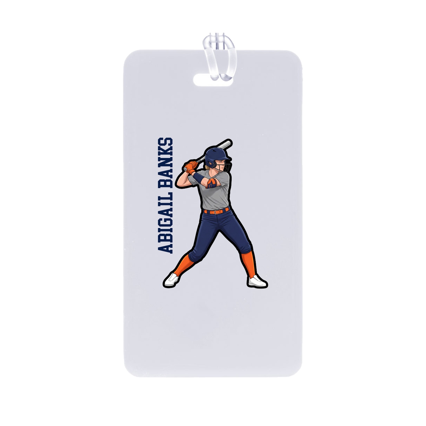 Bag Tag — Name Vertical in Classic