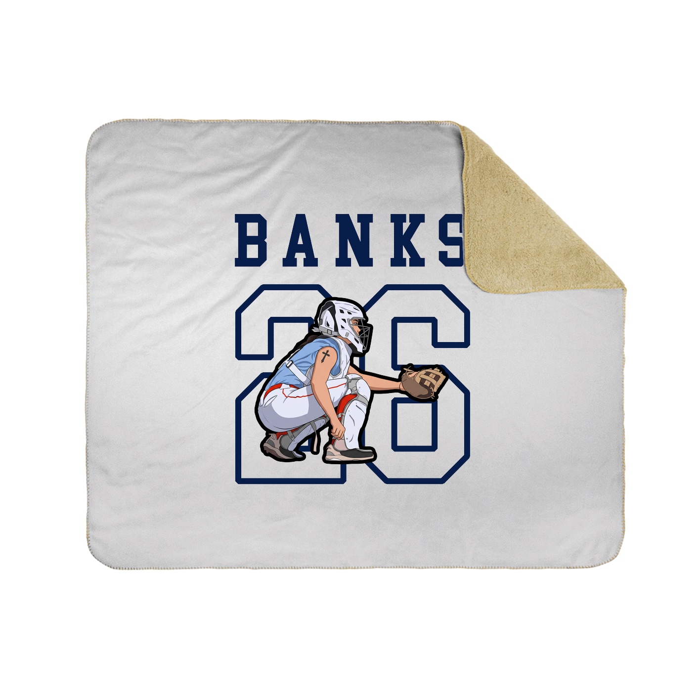 Throw Blanket — Shirsey in White