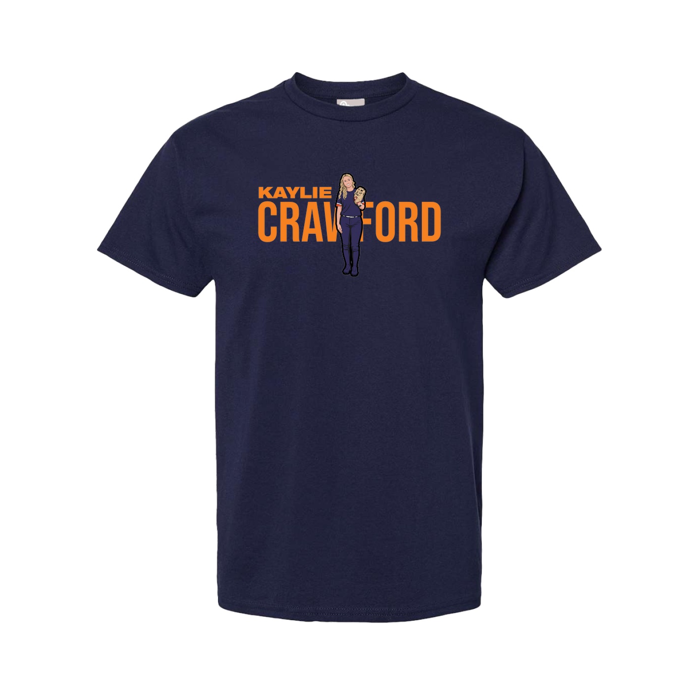 Tee — Player Name in Navy