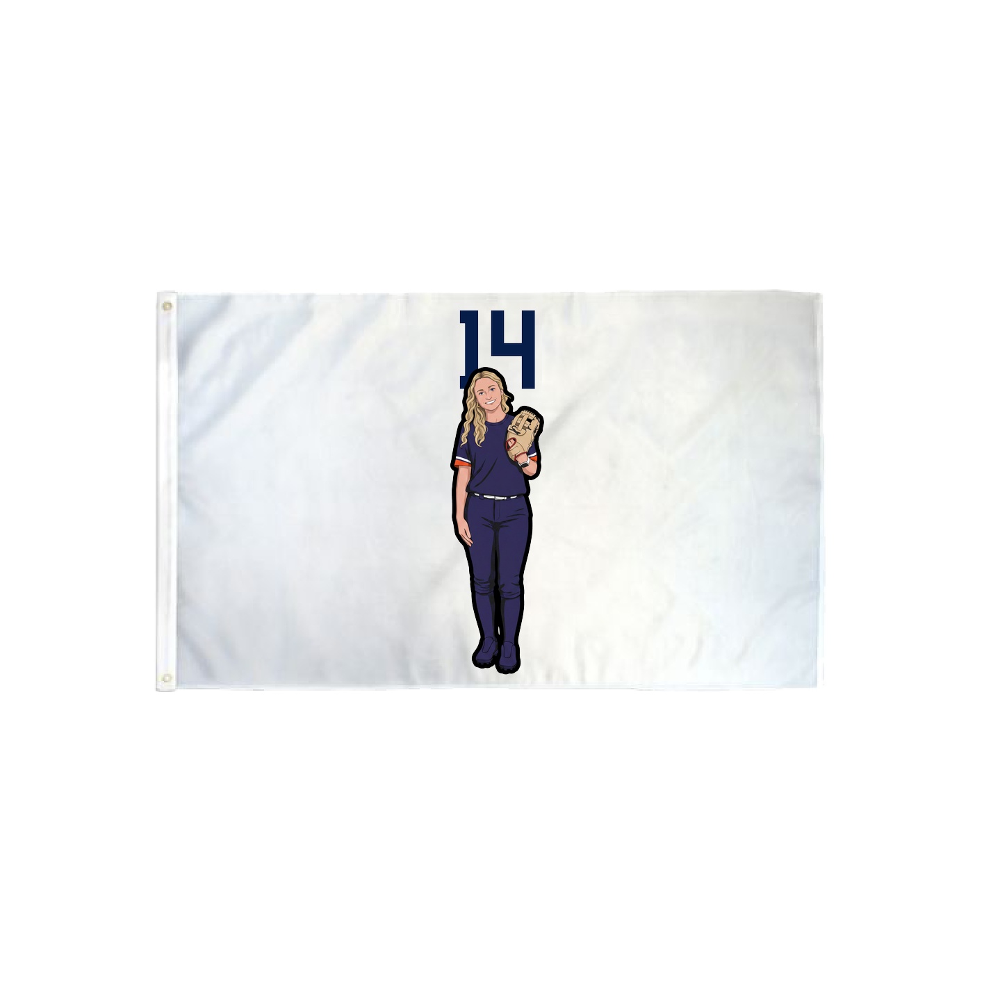 3x5 Flag — Number Top in Classic