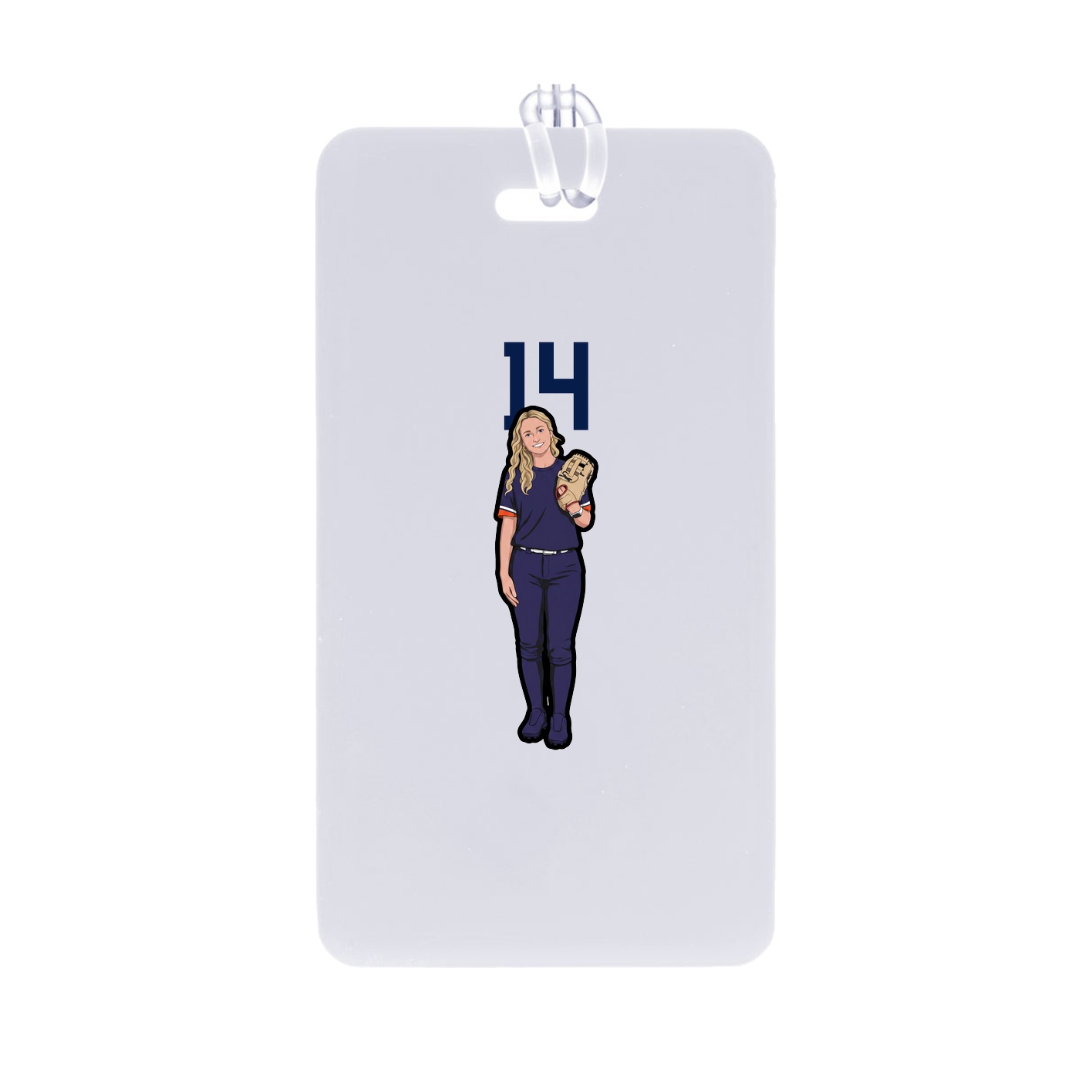 Bag Tag — Number Top in Classic