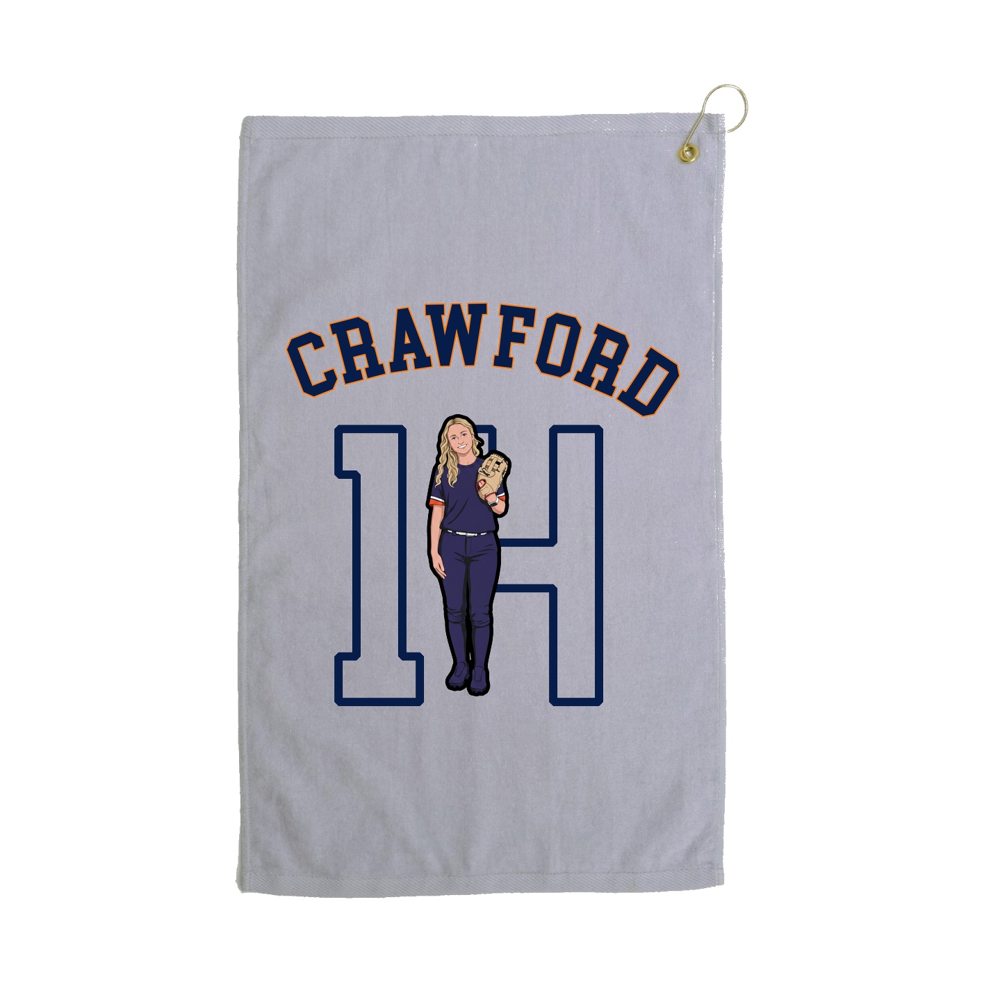 Golf Towel — Shirsey Arch in Grey