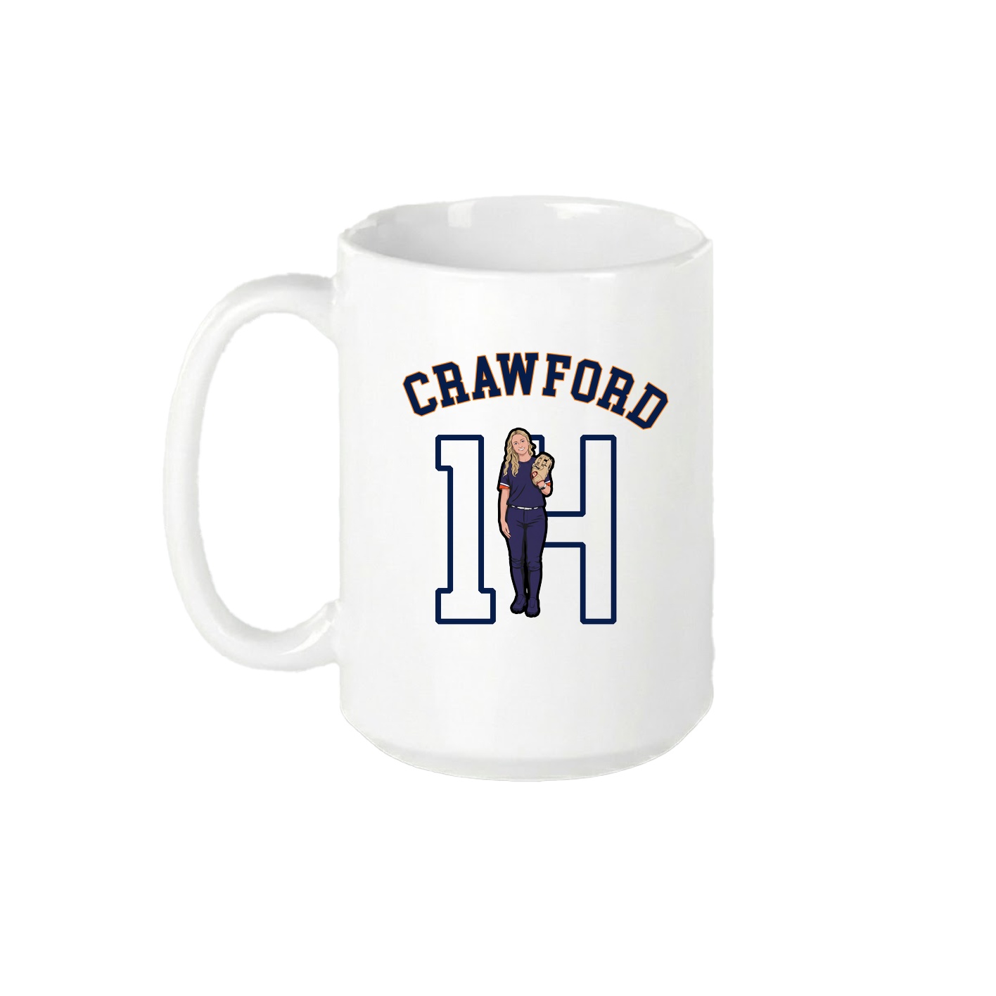 15oz Coffee Mug — Shirsey Arch in White