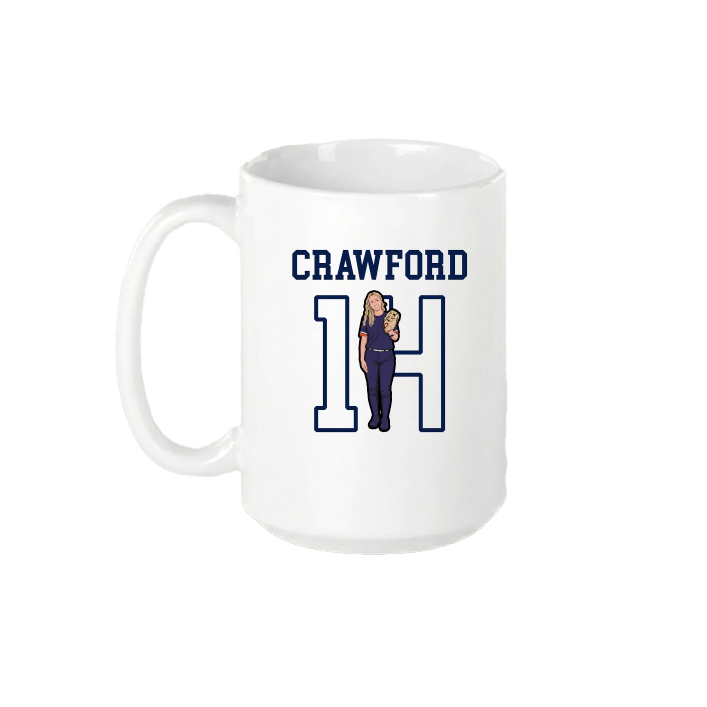 15oz Coffee Mug — Shirsey in White