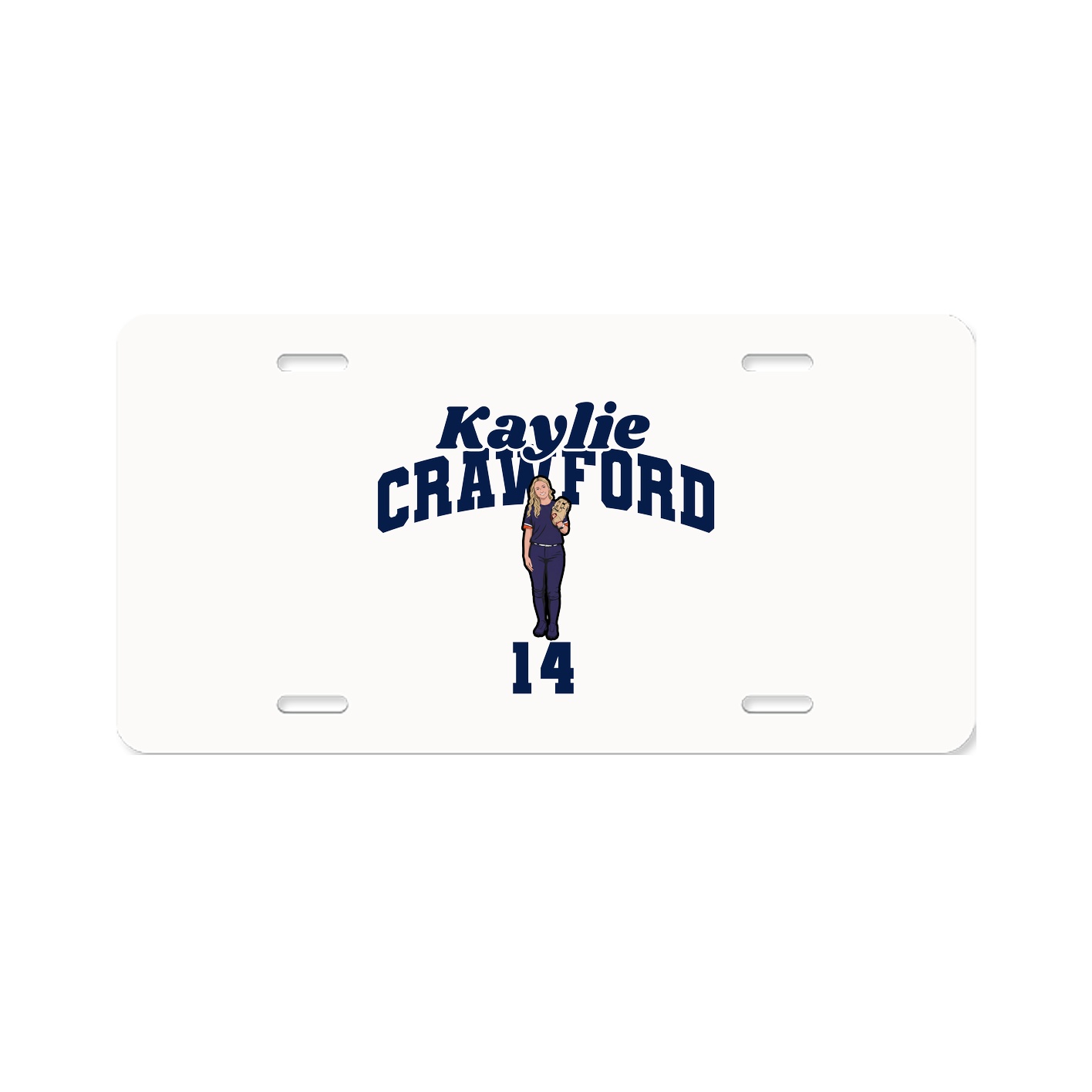 License Plate — Signature Arch in Classic