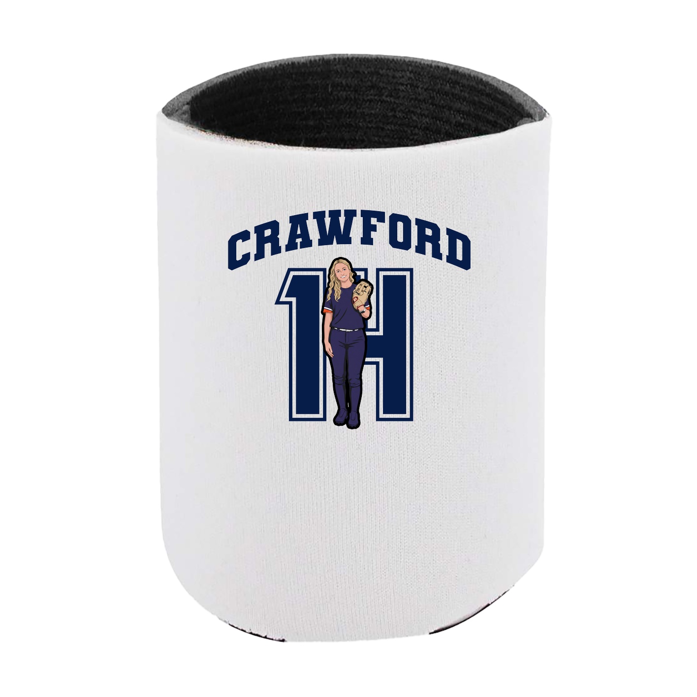 Can Holder — Number in White