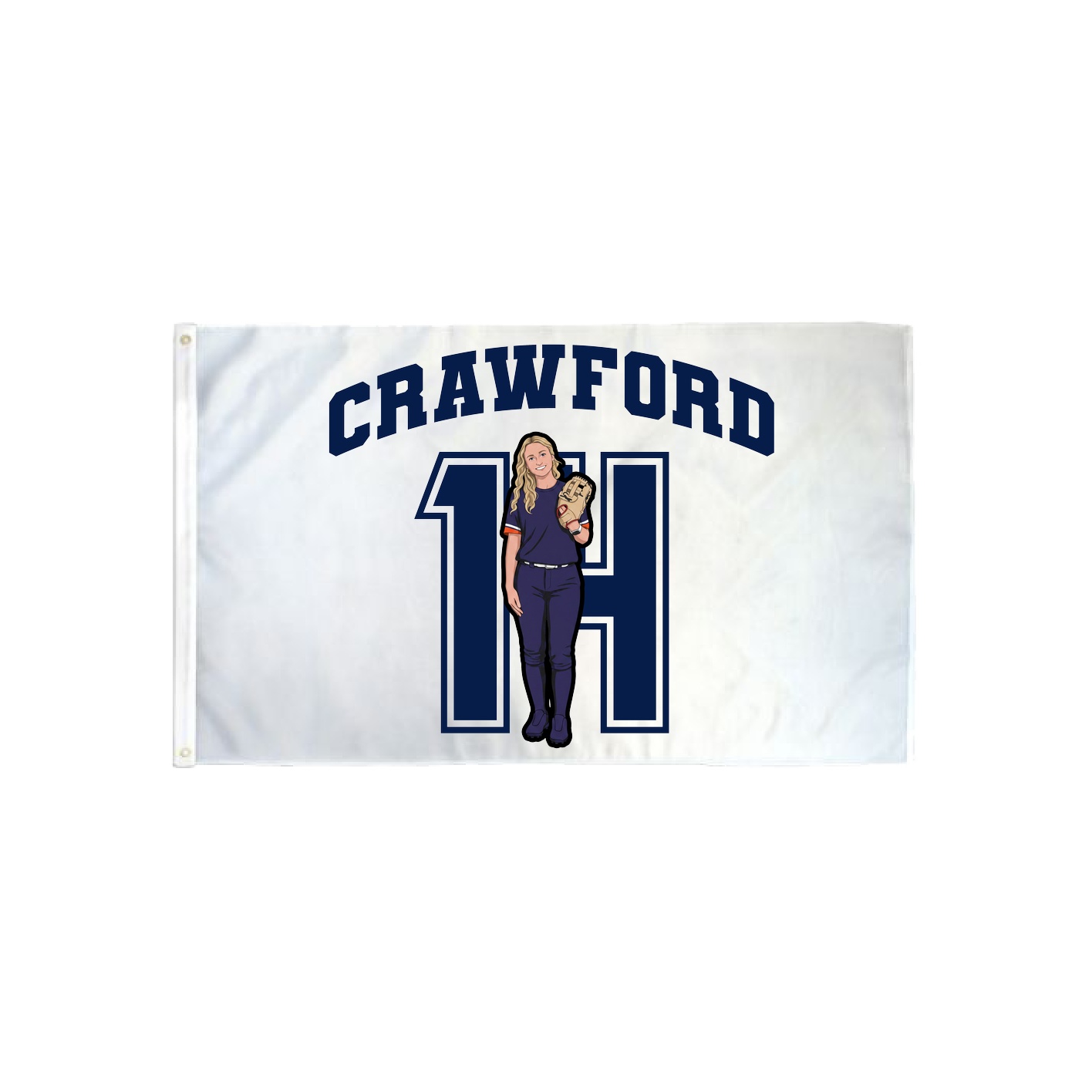 3x5 Flag — Number in Classic