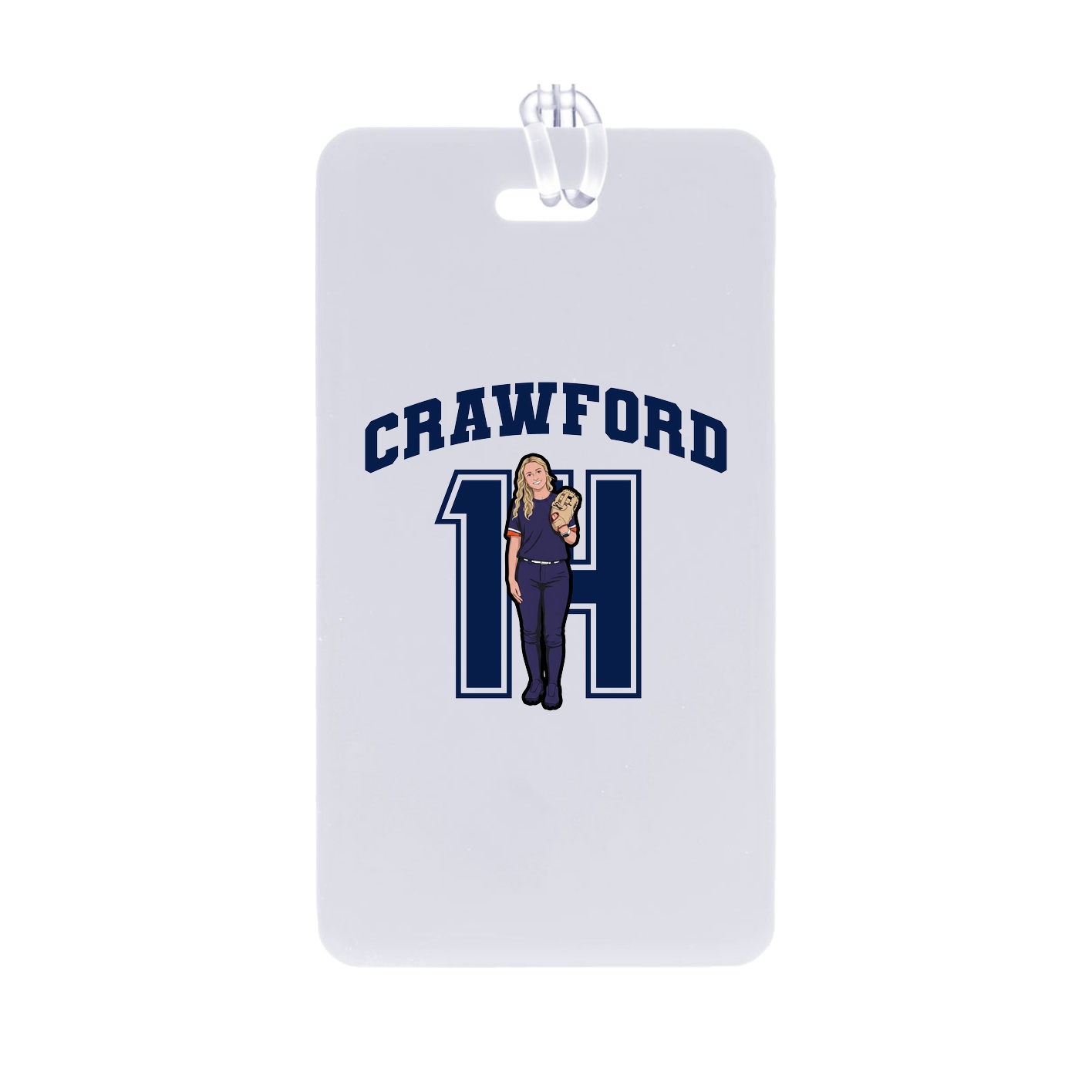 Bag Tag — Number in Classic