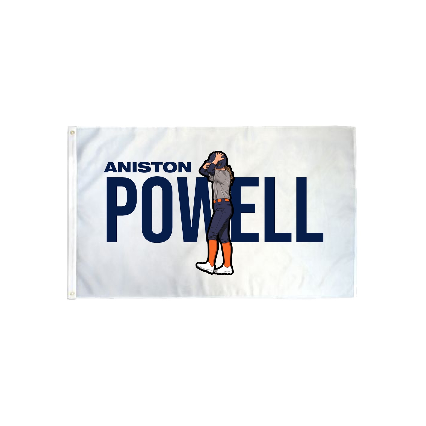 3x5 Flag — Player Name in Classic