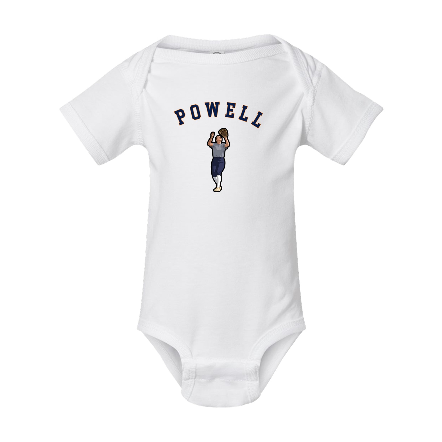 Baby Onesie — Shirsey Arch in White