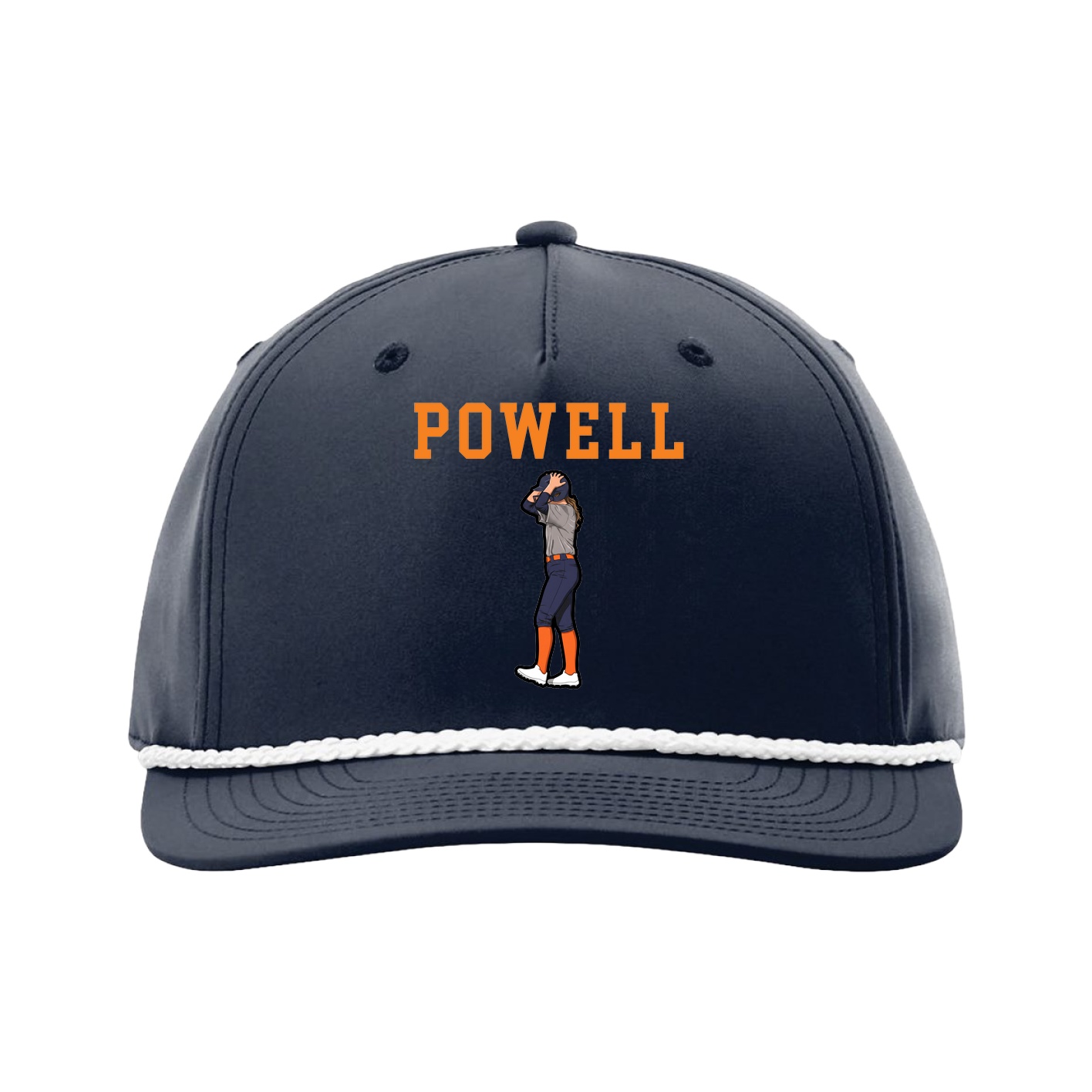 Five-Panel Classic Rope Cap — Shirsey in Navy