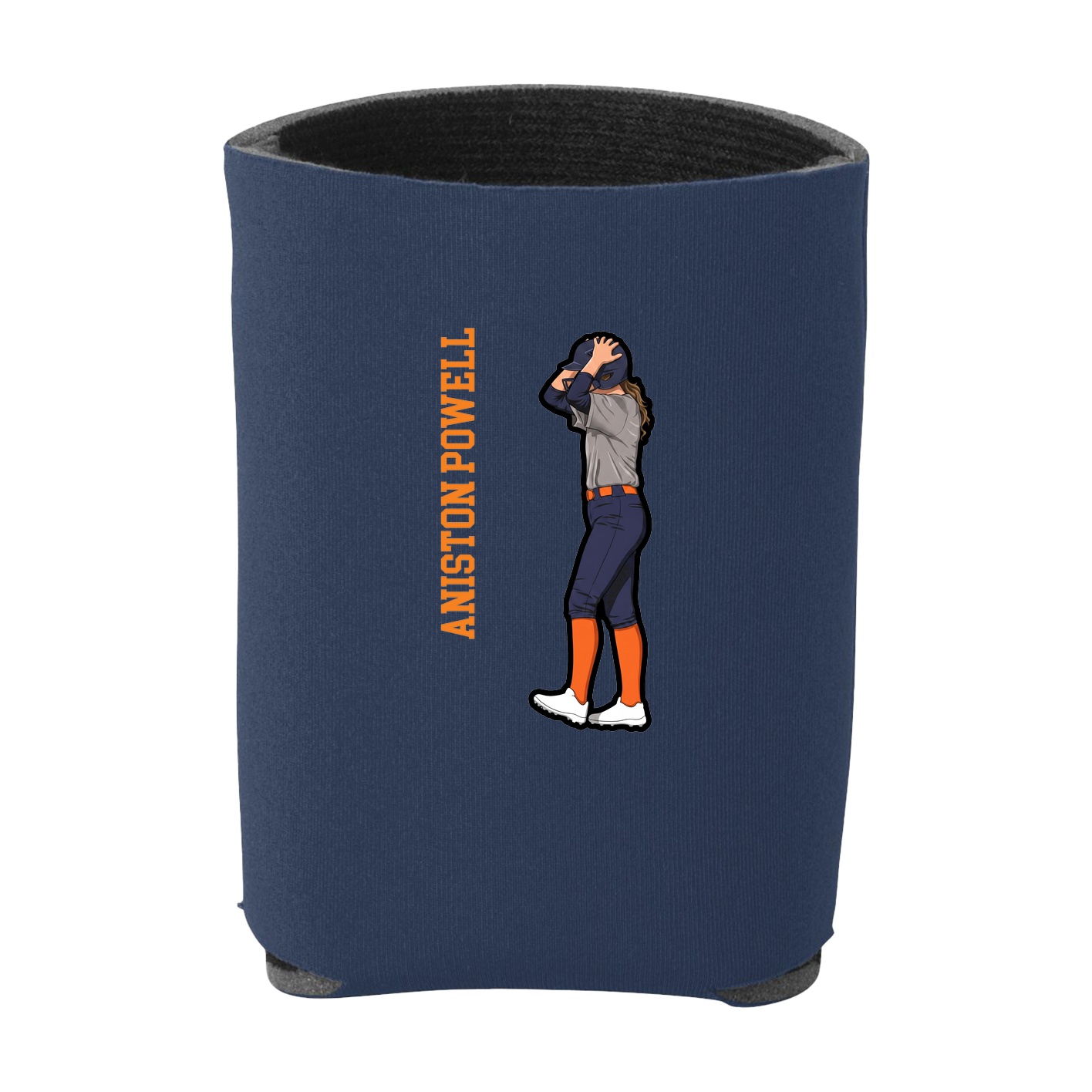 Can Holder — Name Vertical in Navy