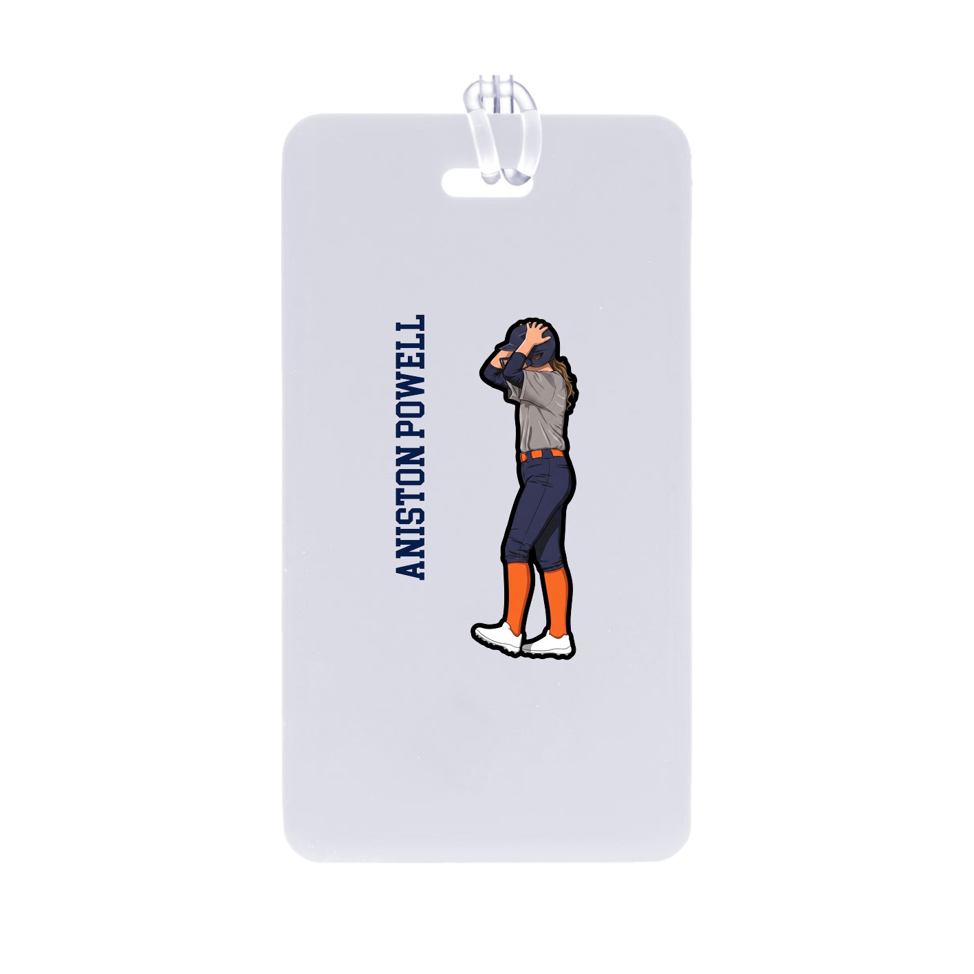 Bag Tag — Name Vertical in Classic