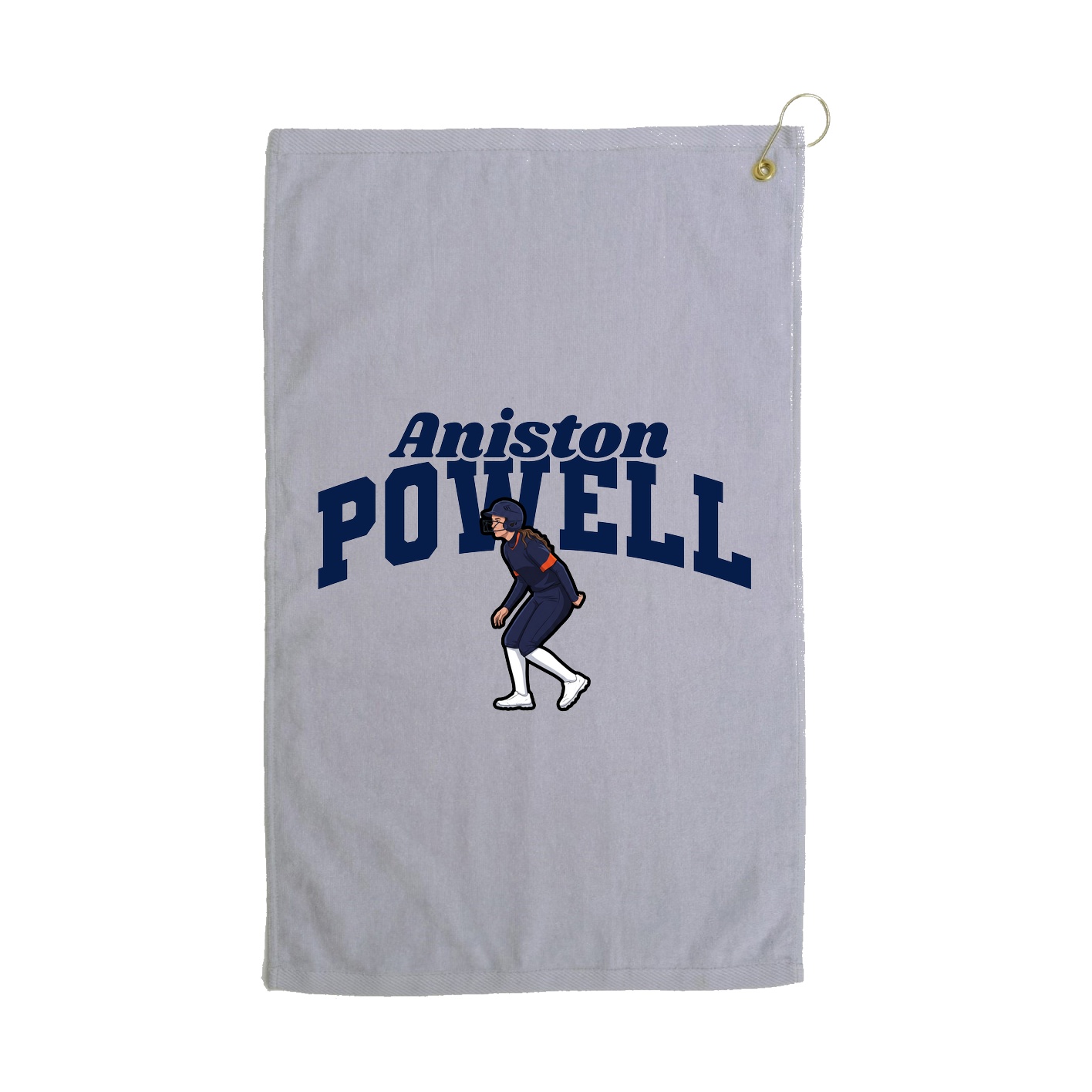 Golf Towel — Signature Arch in Grey