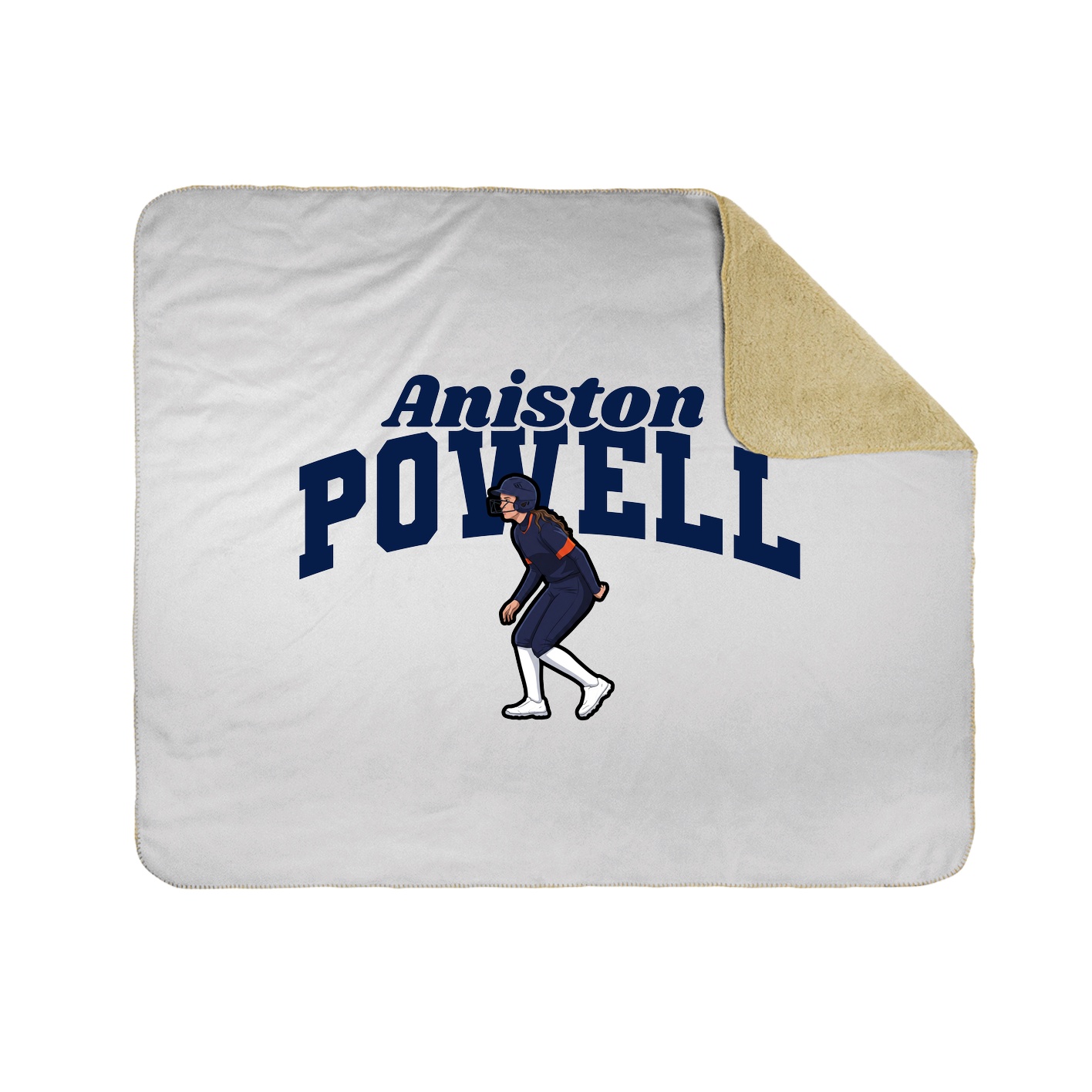 Throw Blanket — Signature Arch in White