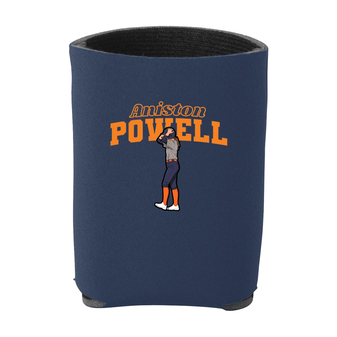 Can Holder — Name Arch in Navy