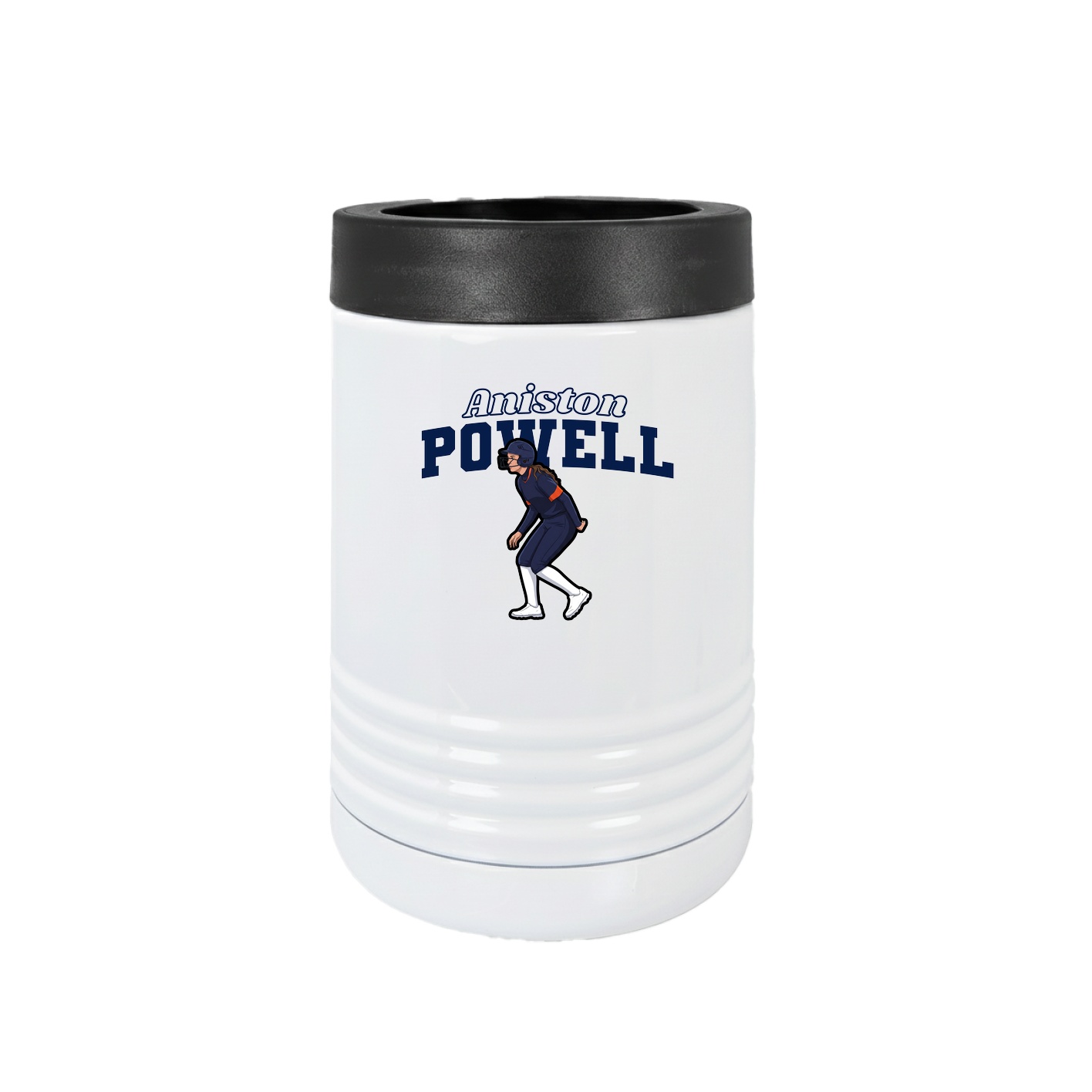 Beverage Holder — Name Arch in White