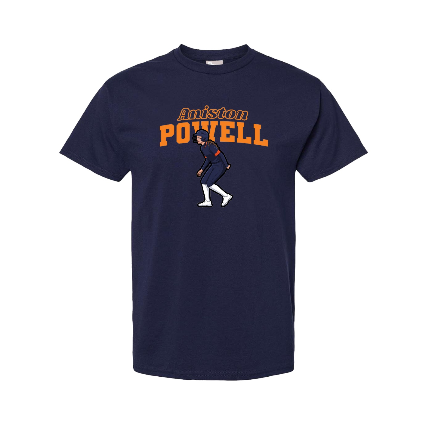Tee — Name Arch in Navy