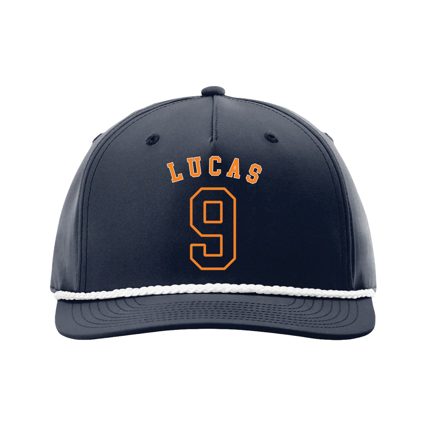 Five-Panel Classic Rope Cap — Shirsey Arch in Navy