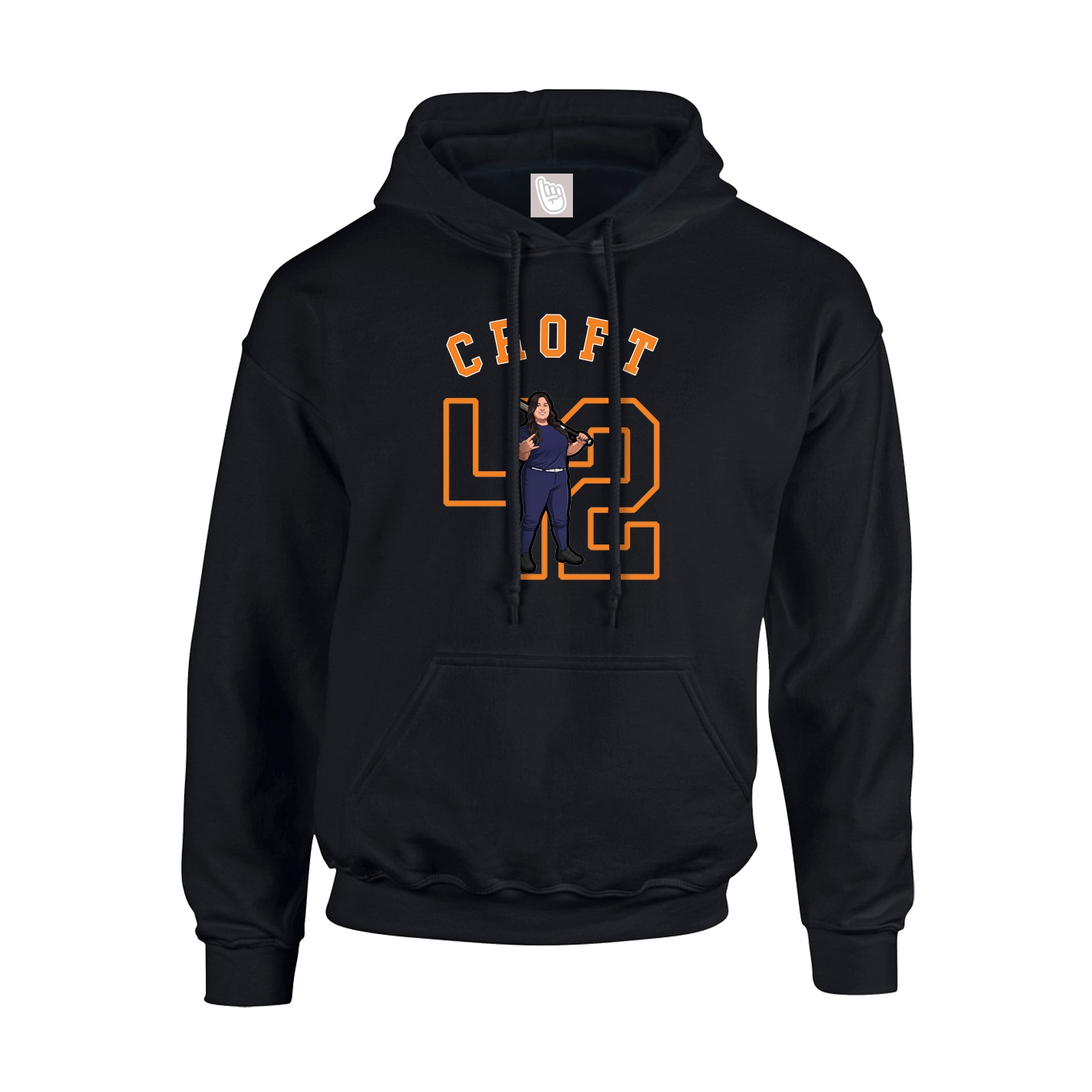 Hoodie — Shirsey Arch in Black