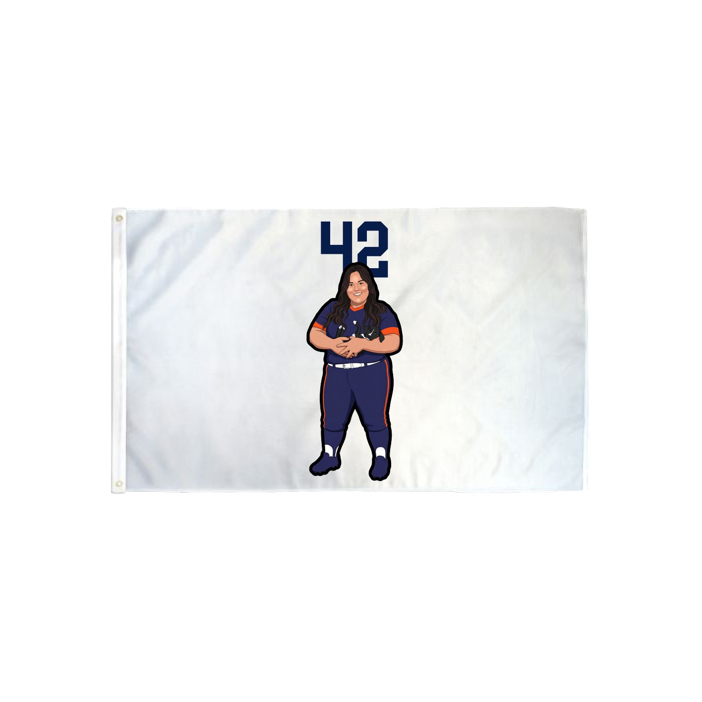 3x5 Flag — Number Top in Classic