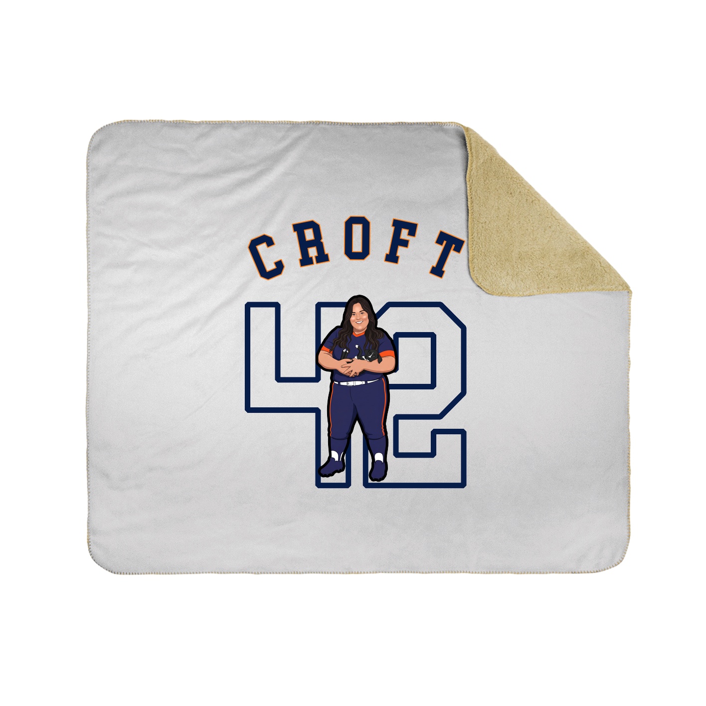 Throw Blanket — Shirsey Arch in White