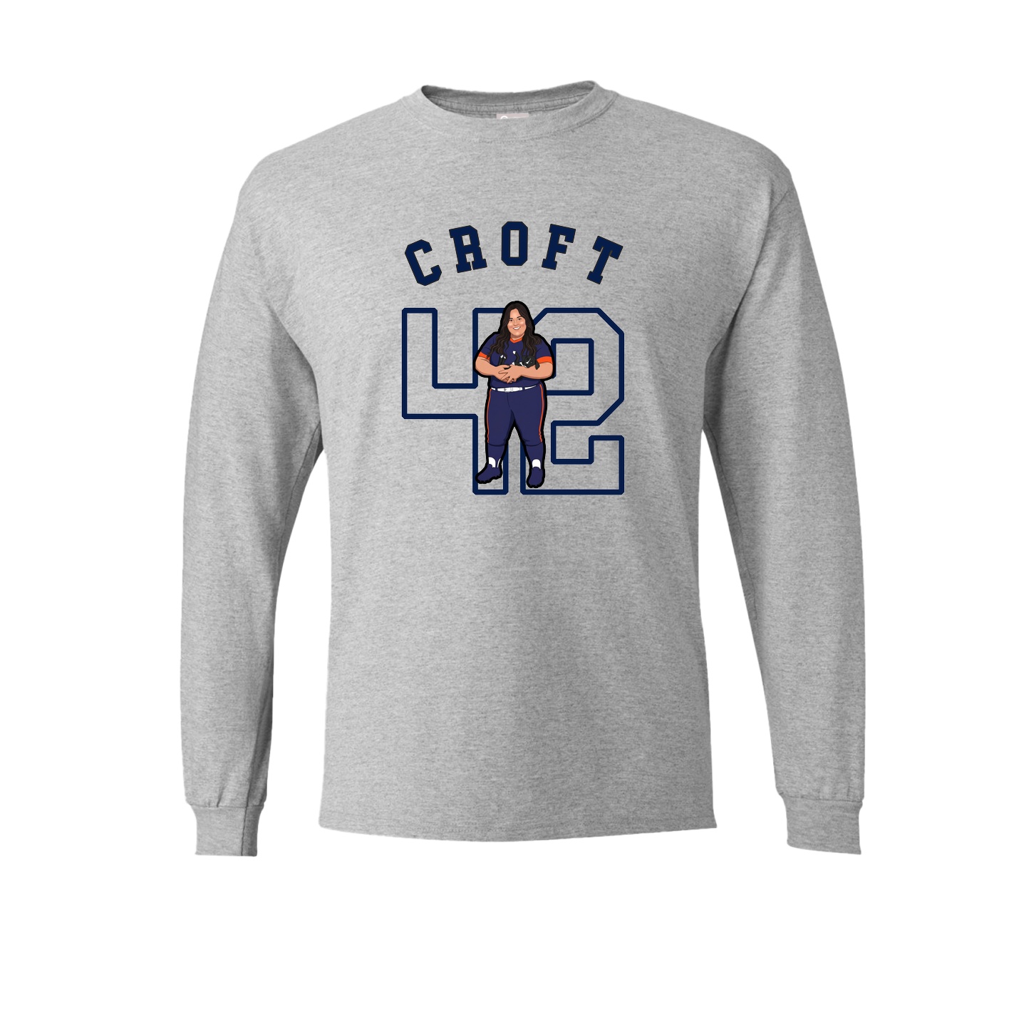 Long Sleeve Tee — Shirsey Arch in Grey
