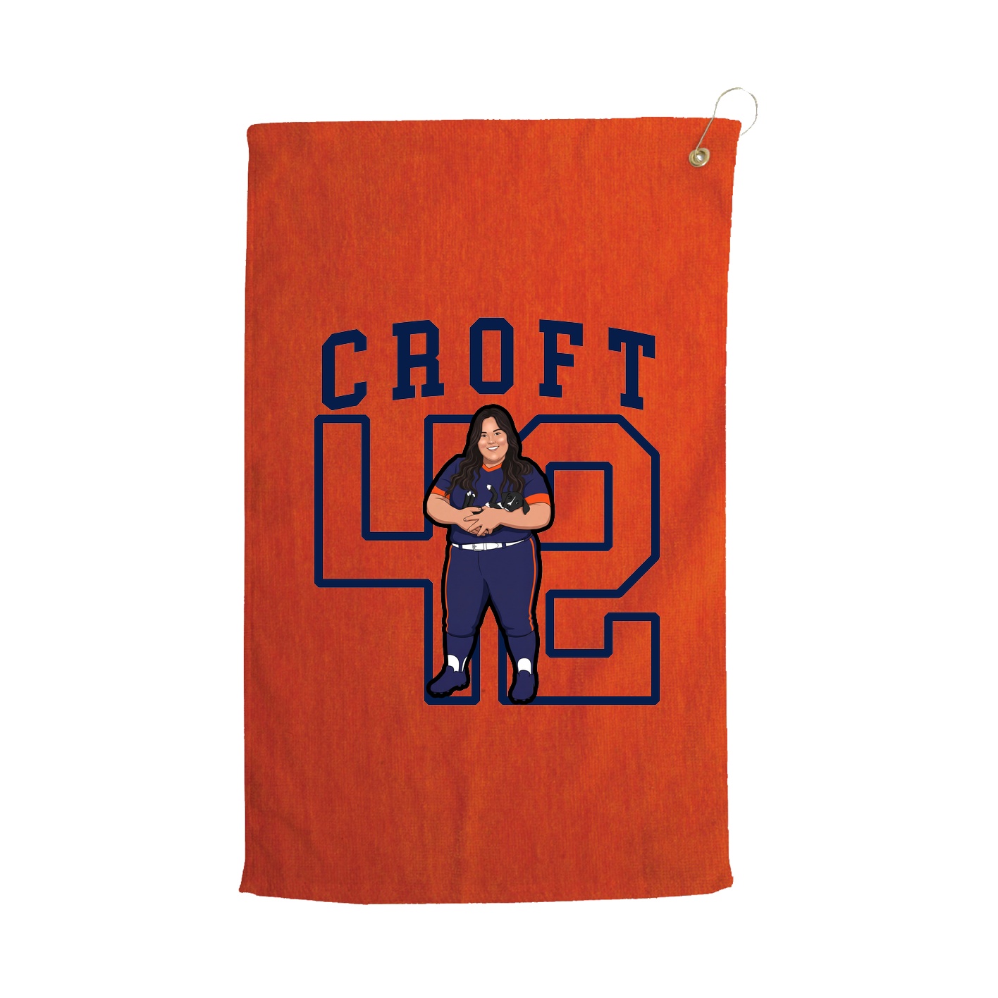 Golf Towel — Shirsey in Orange