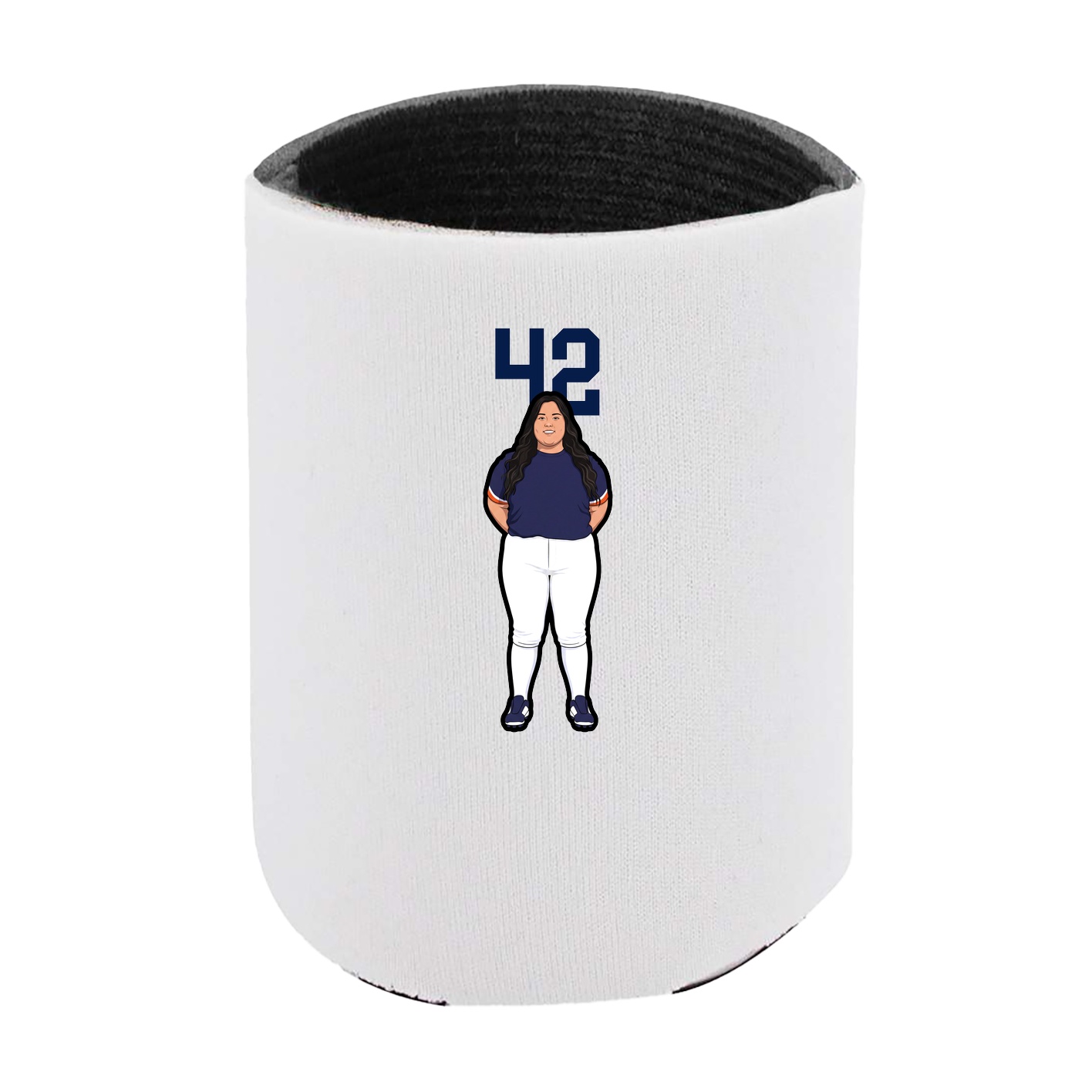 Can Holder — Number Top in White