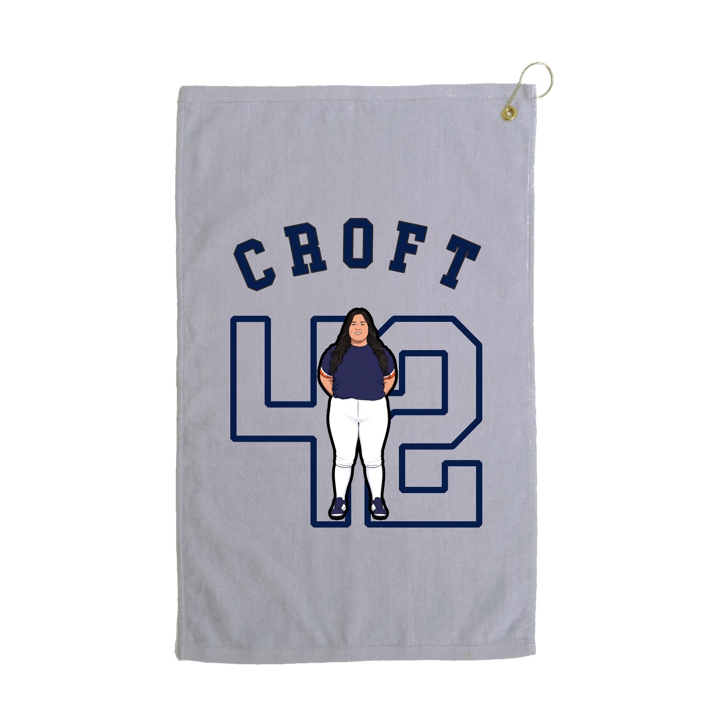 Golf Towel — Shirsey Arch in Grey
