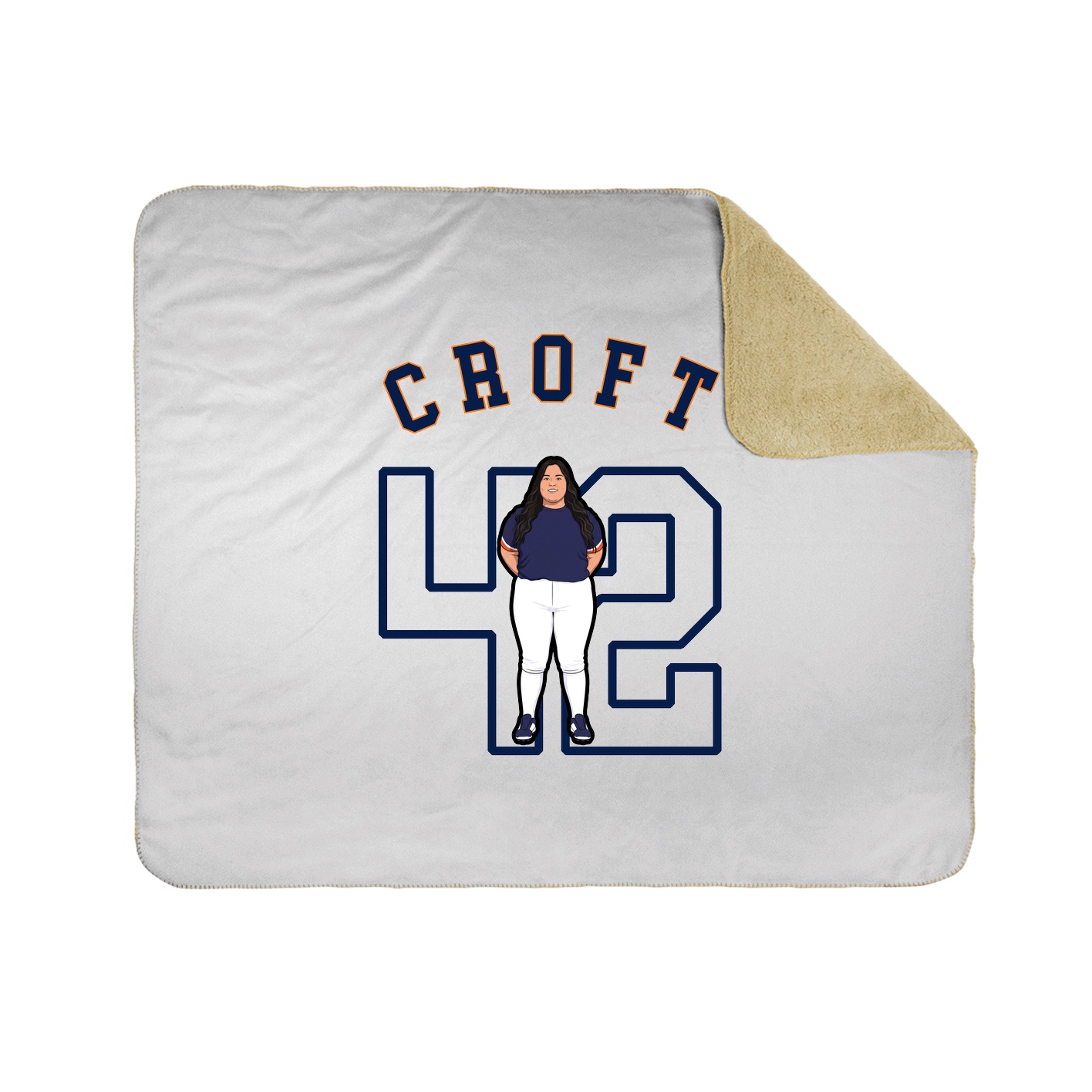 Throw Blanket — Shirsey Arch in White