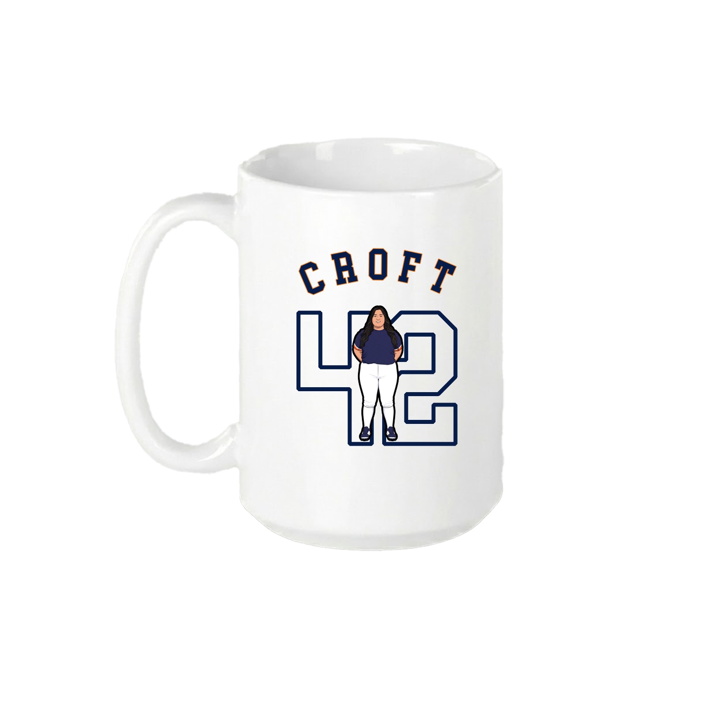 15oz Coffee Mug — Shirsey Arch in White